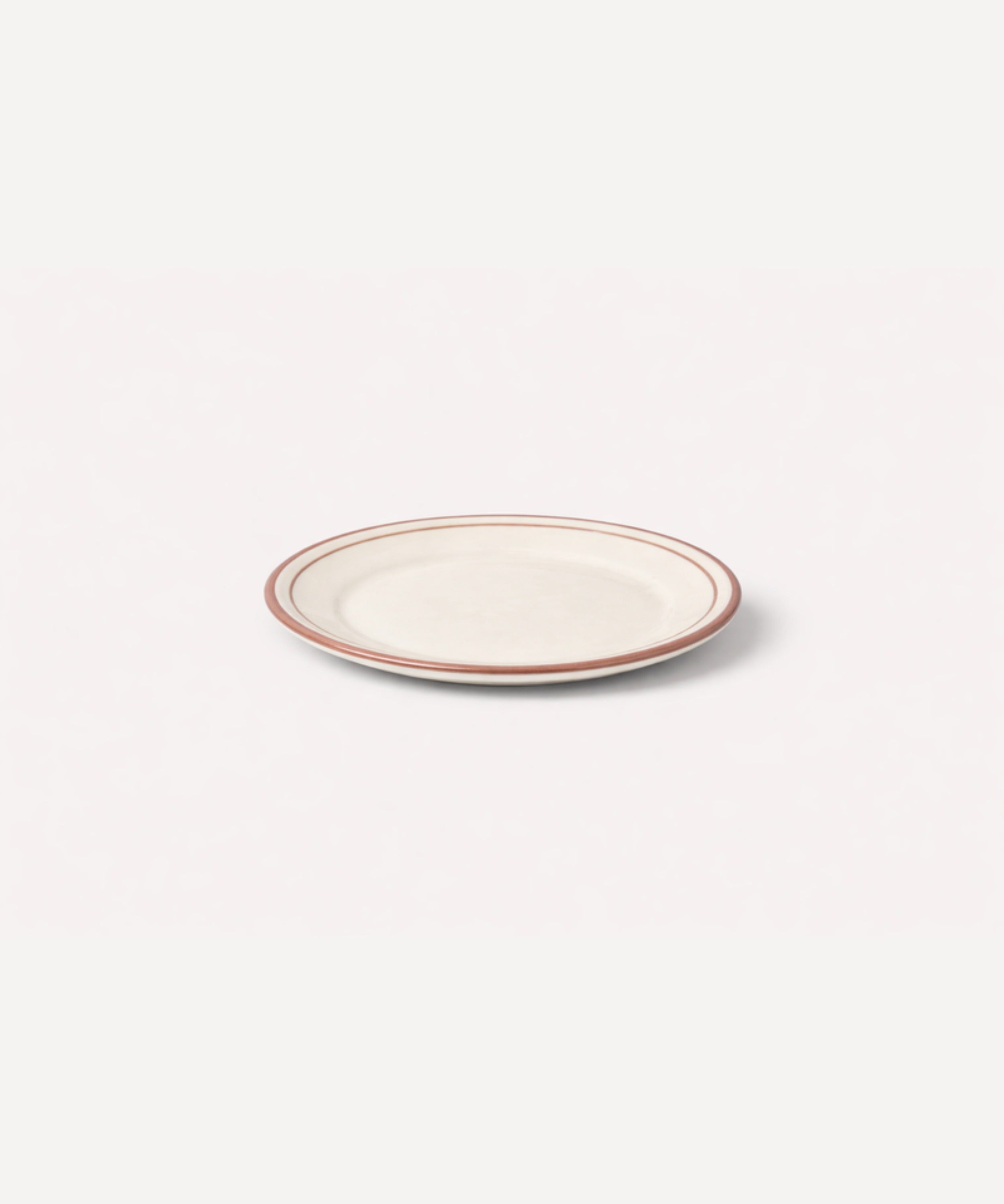 Hand-painted Rim Bread Plate in Vintage Rose, Carmen del Viboral ceramic.