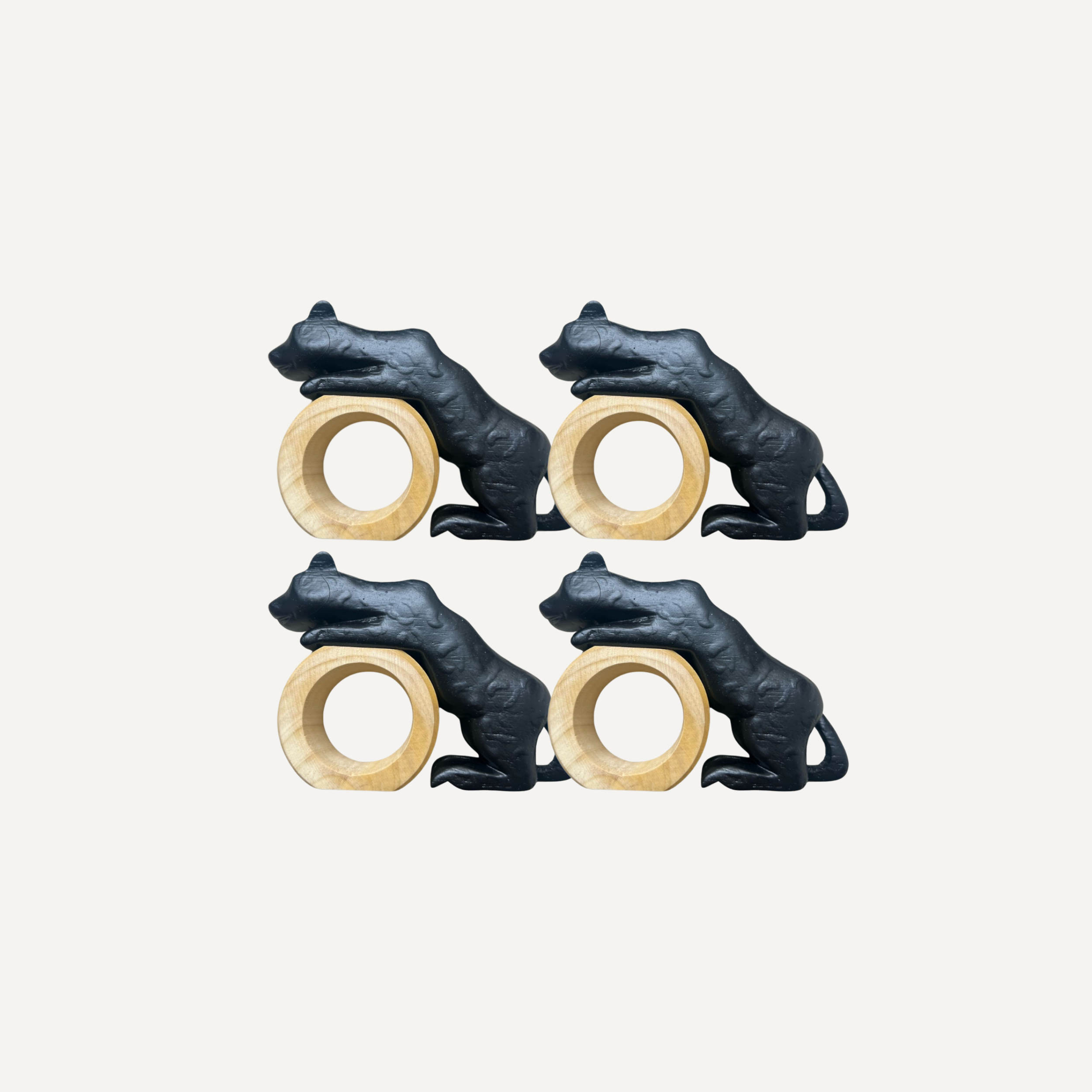 Felino Puma Napkin Ring (Set of 4)
