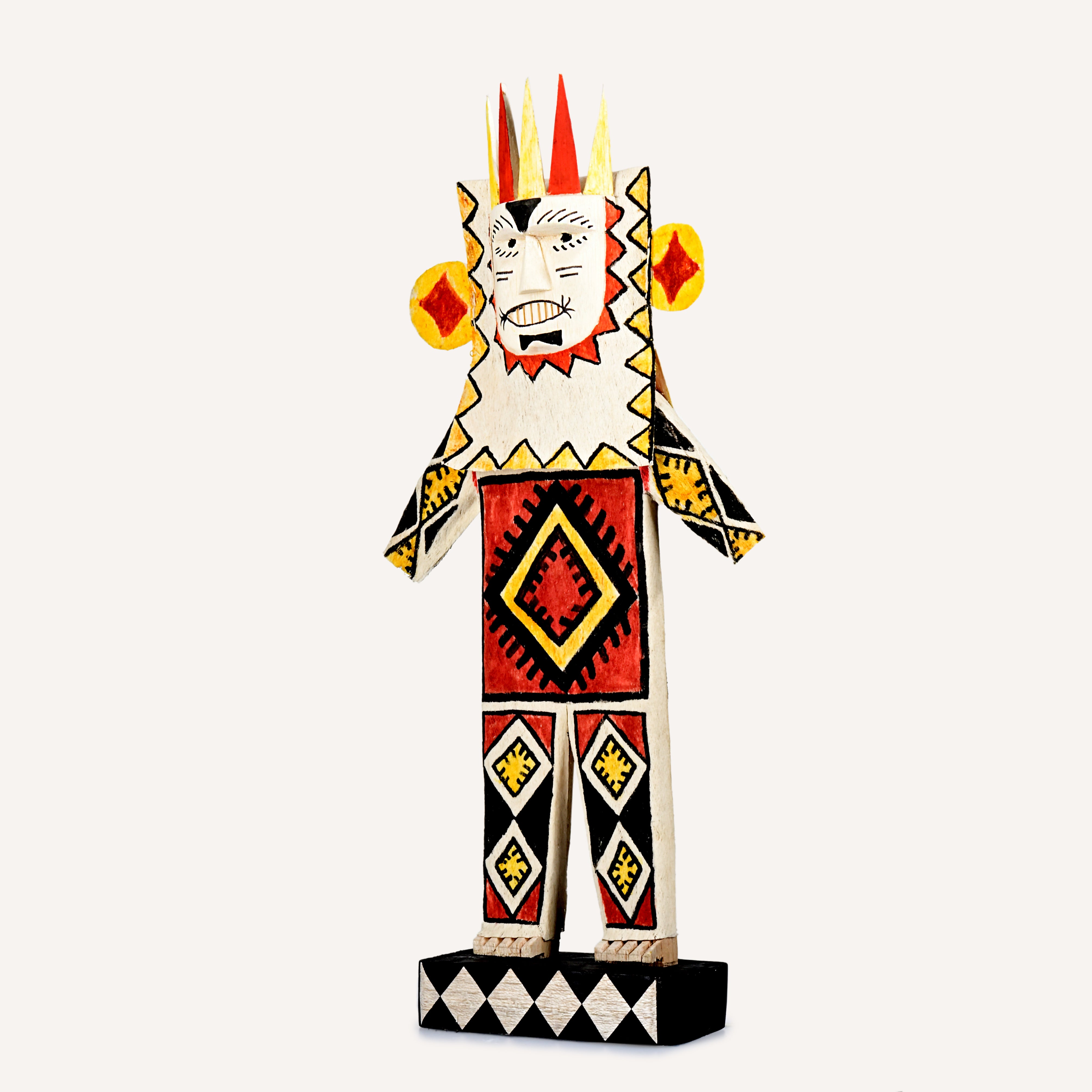 Dios de La Selva Indian Warrior God Red