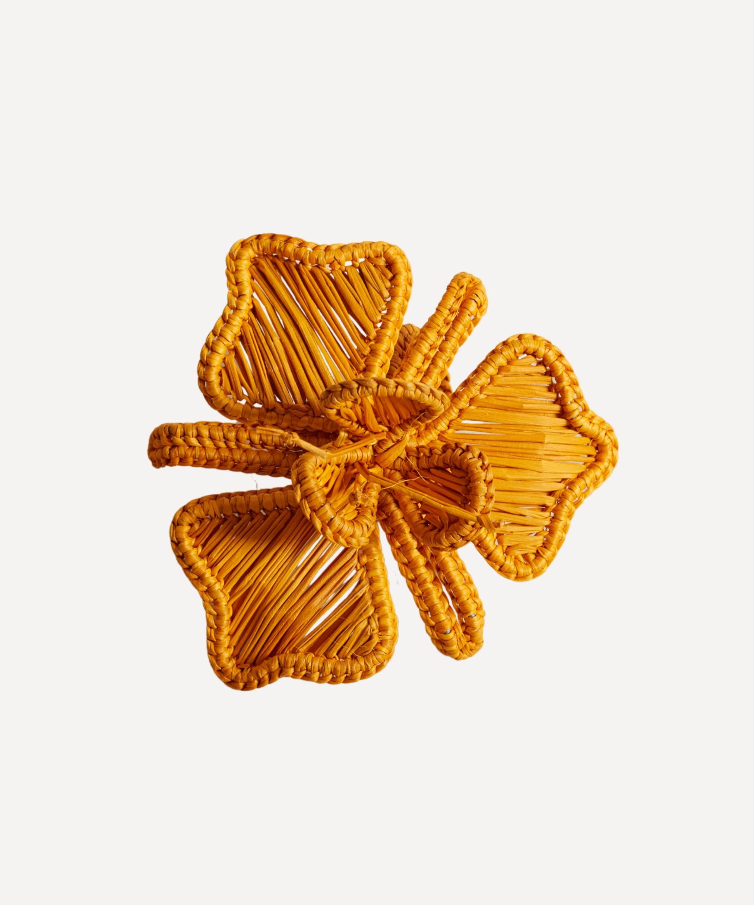 Orquidea Napkin Ring, Mustard