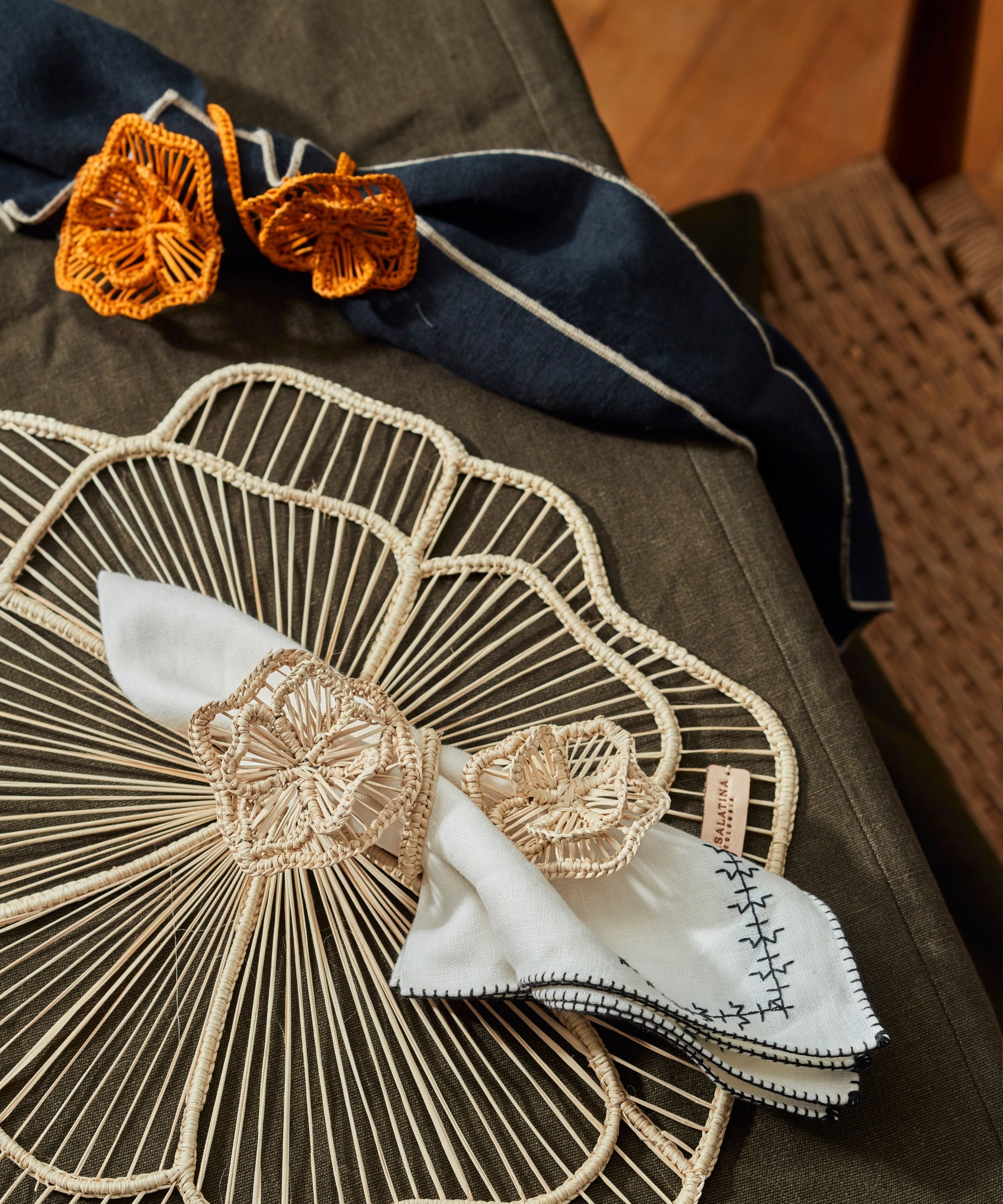 Cayena Napkin Ring - Mustard