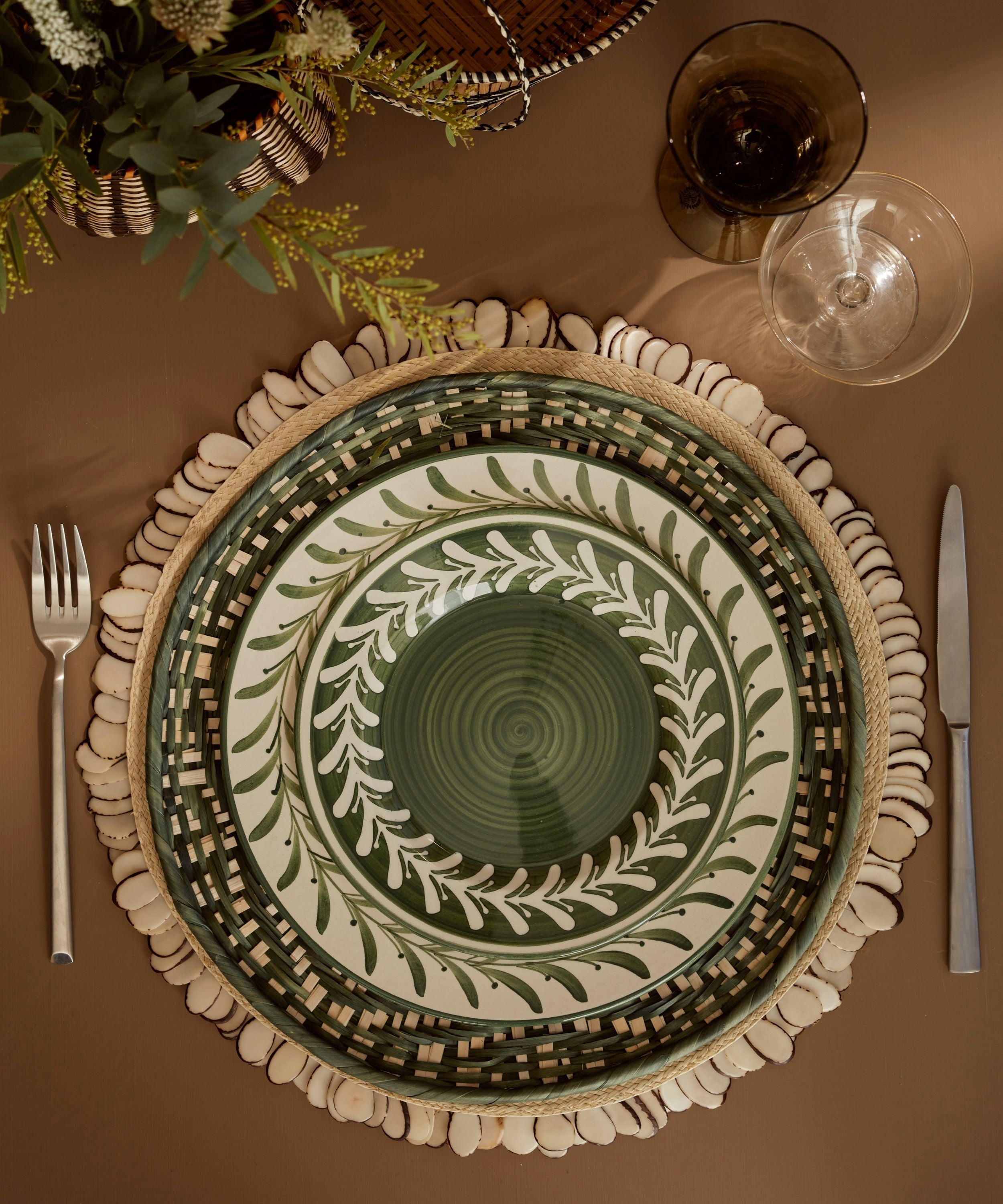 Tagua Placemat, Ivory