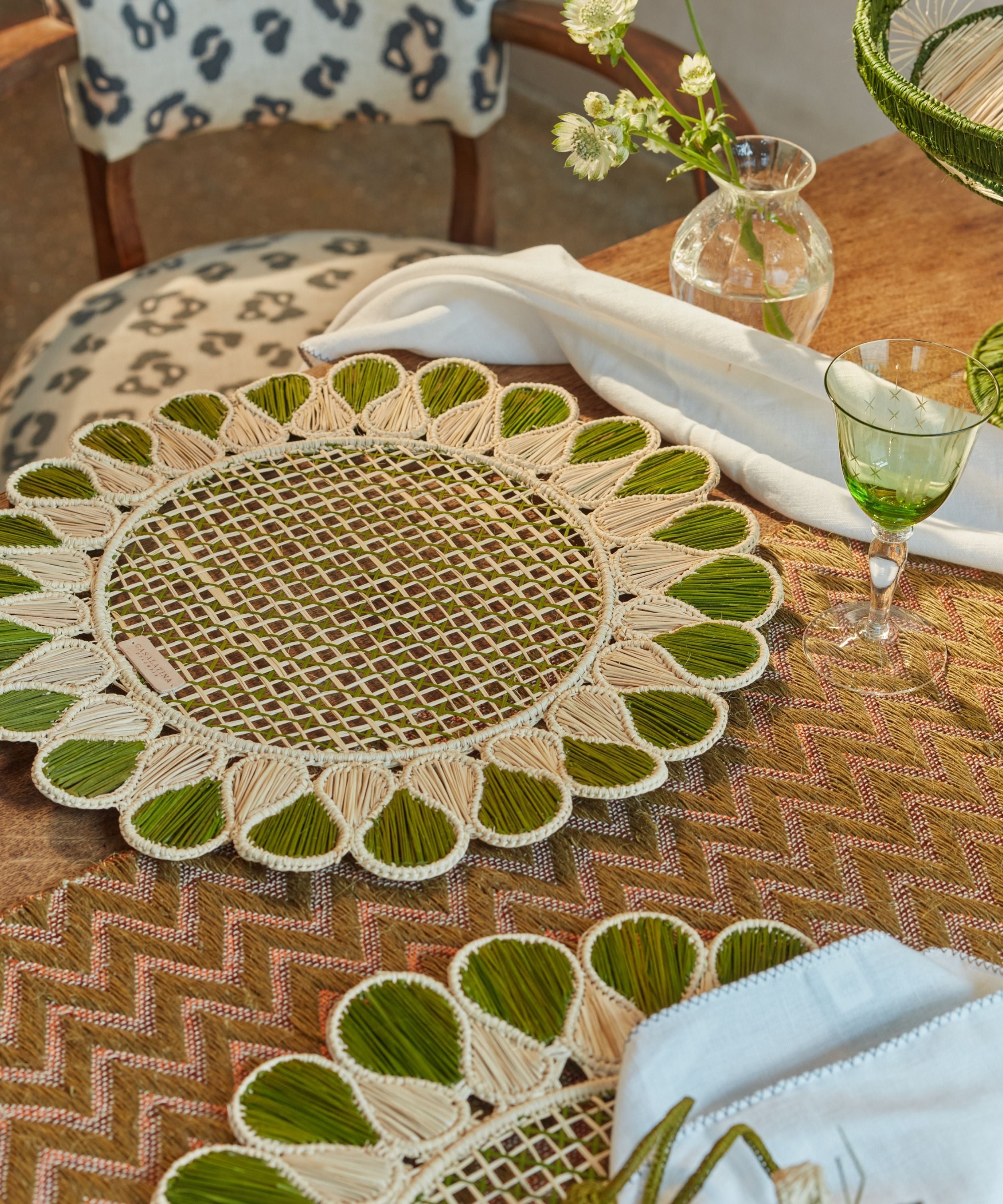 Lupita Placemat, Green