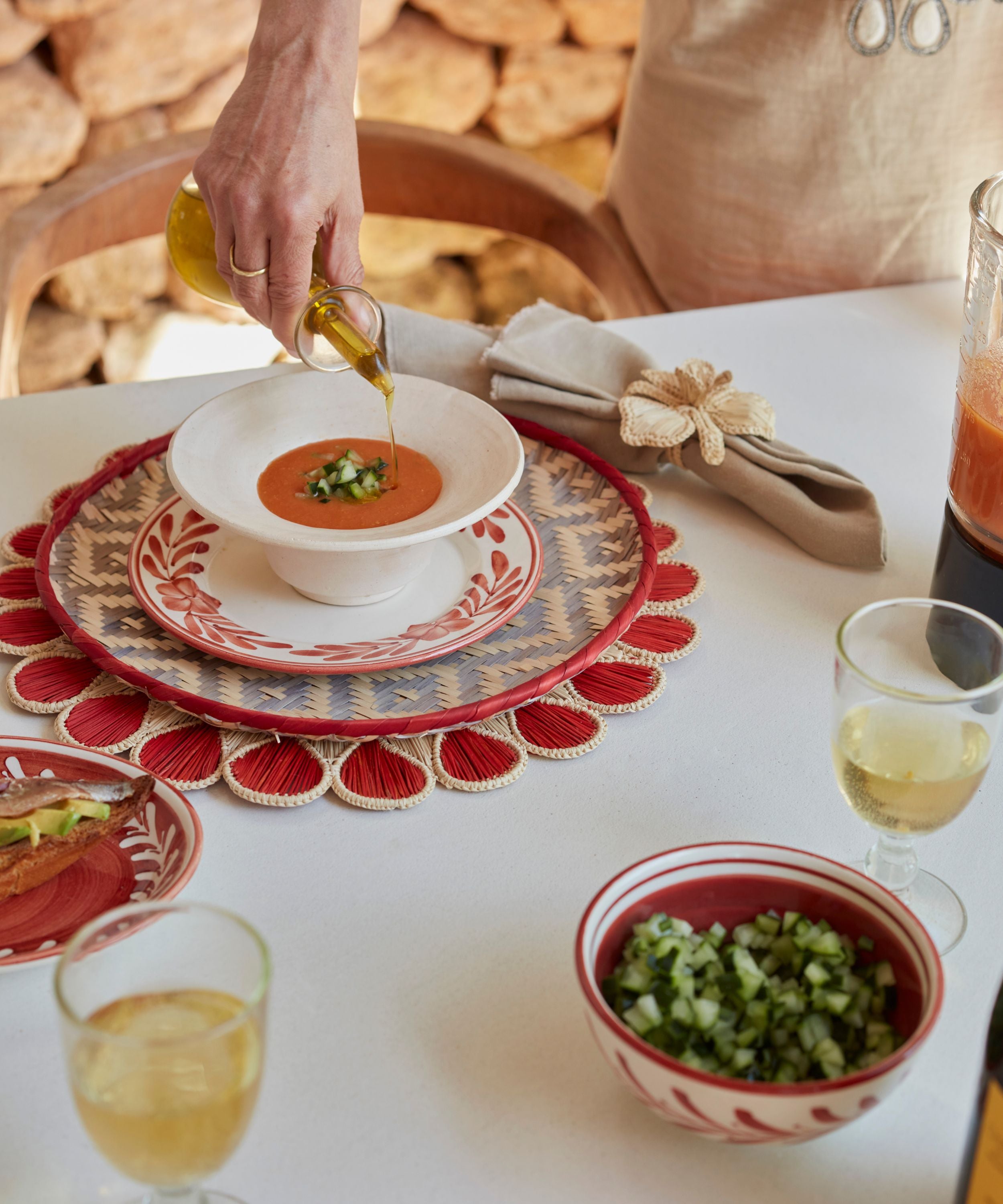 Lupita Placemat, Terracotta