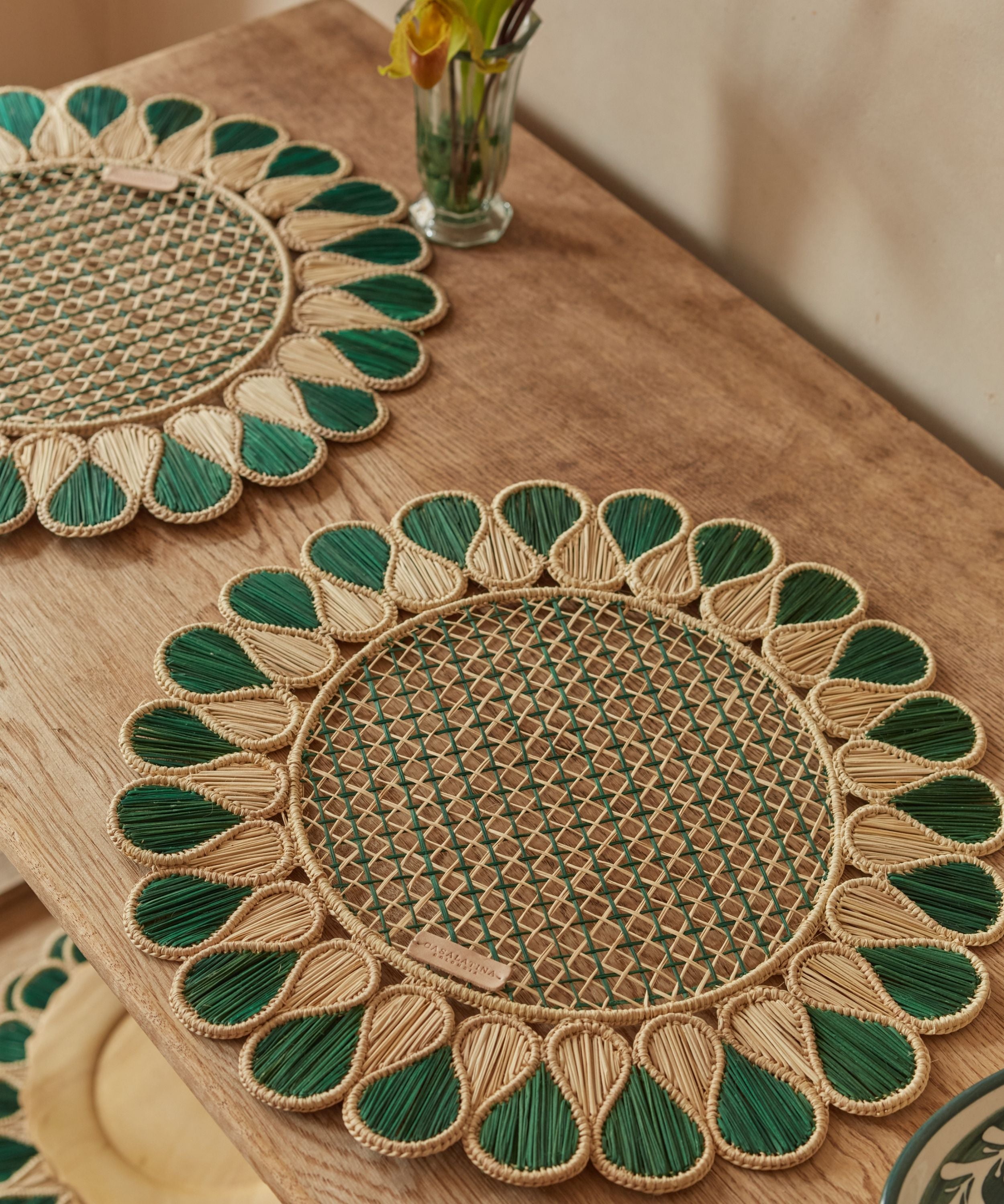 Lupita Placemat, Teal