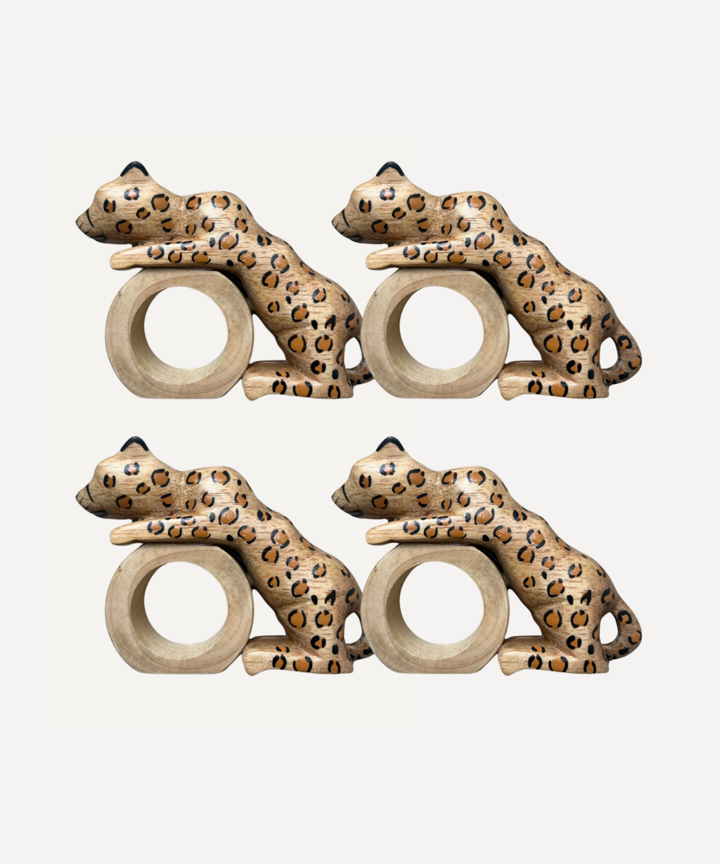 Felino Jaguar Napkin Ring (Set of 4)