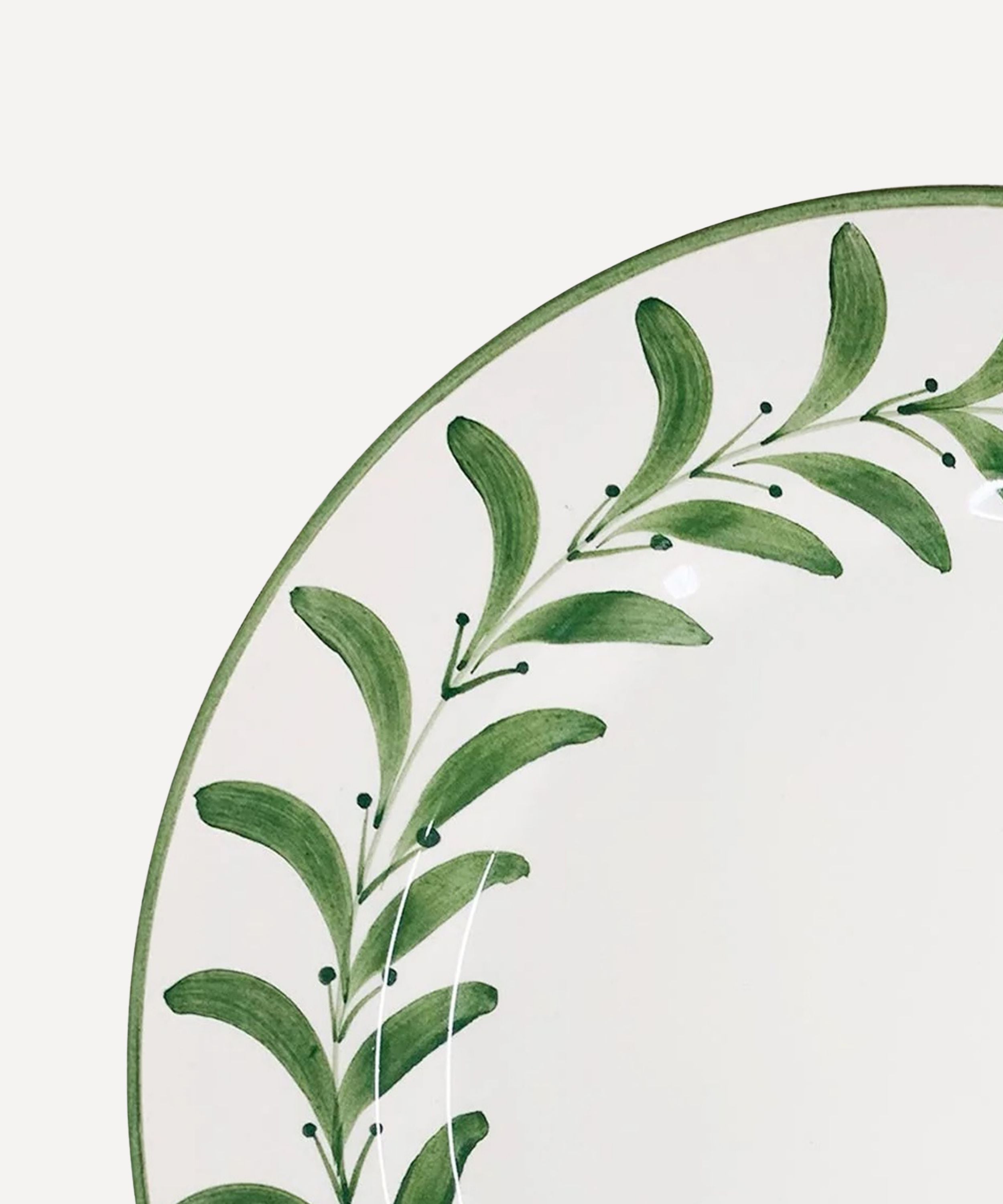 Helecho Dinner Plate, Fern Green