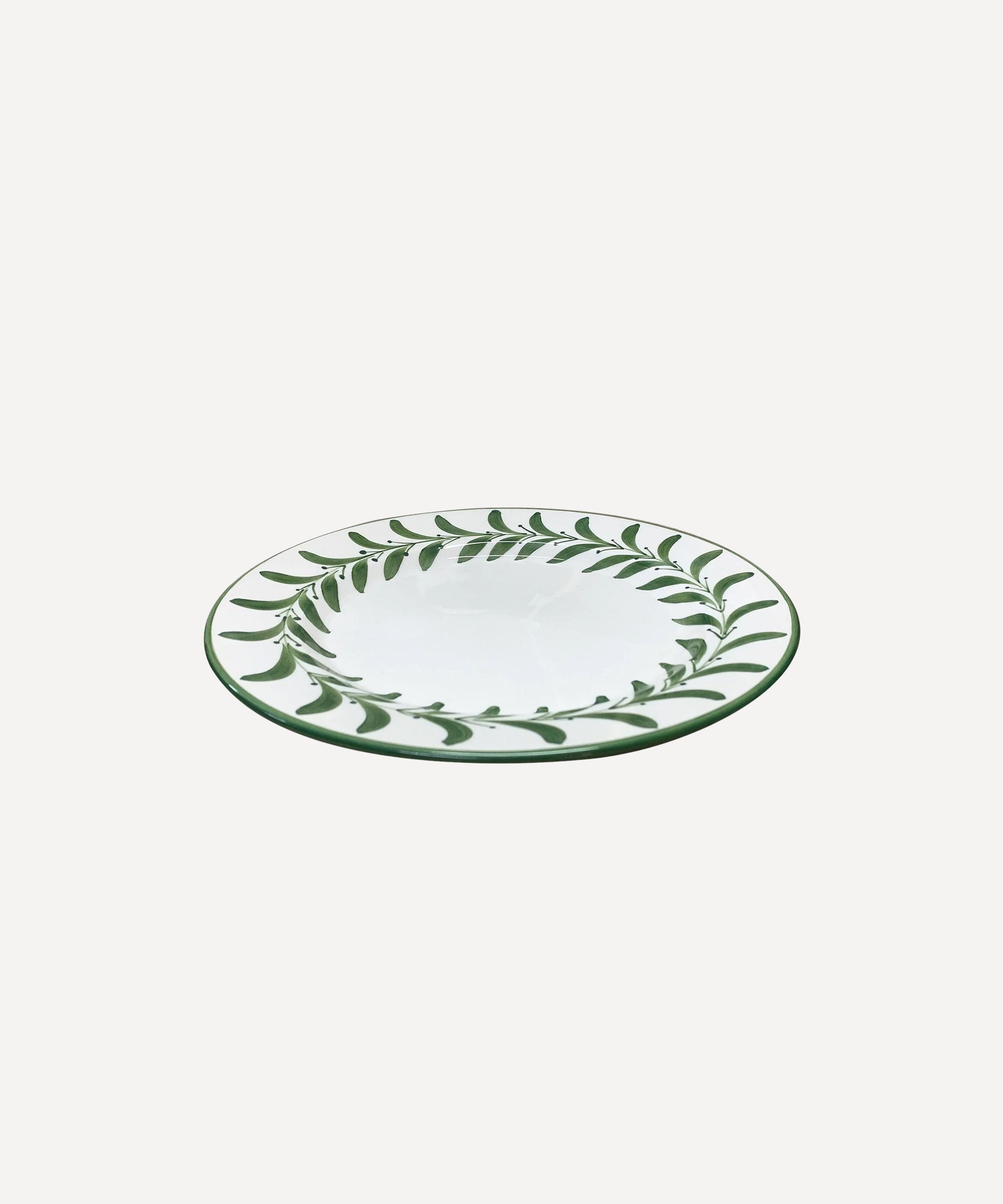 Helecho Side Plate, Fern Green