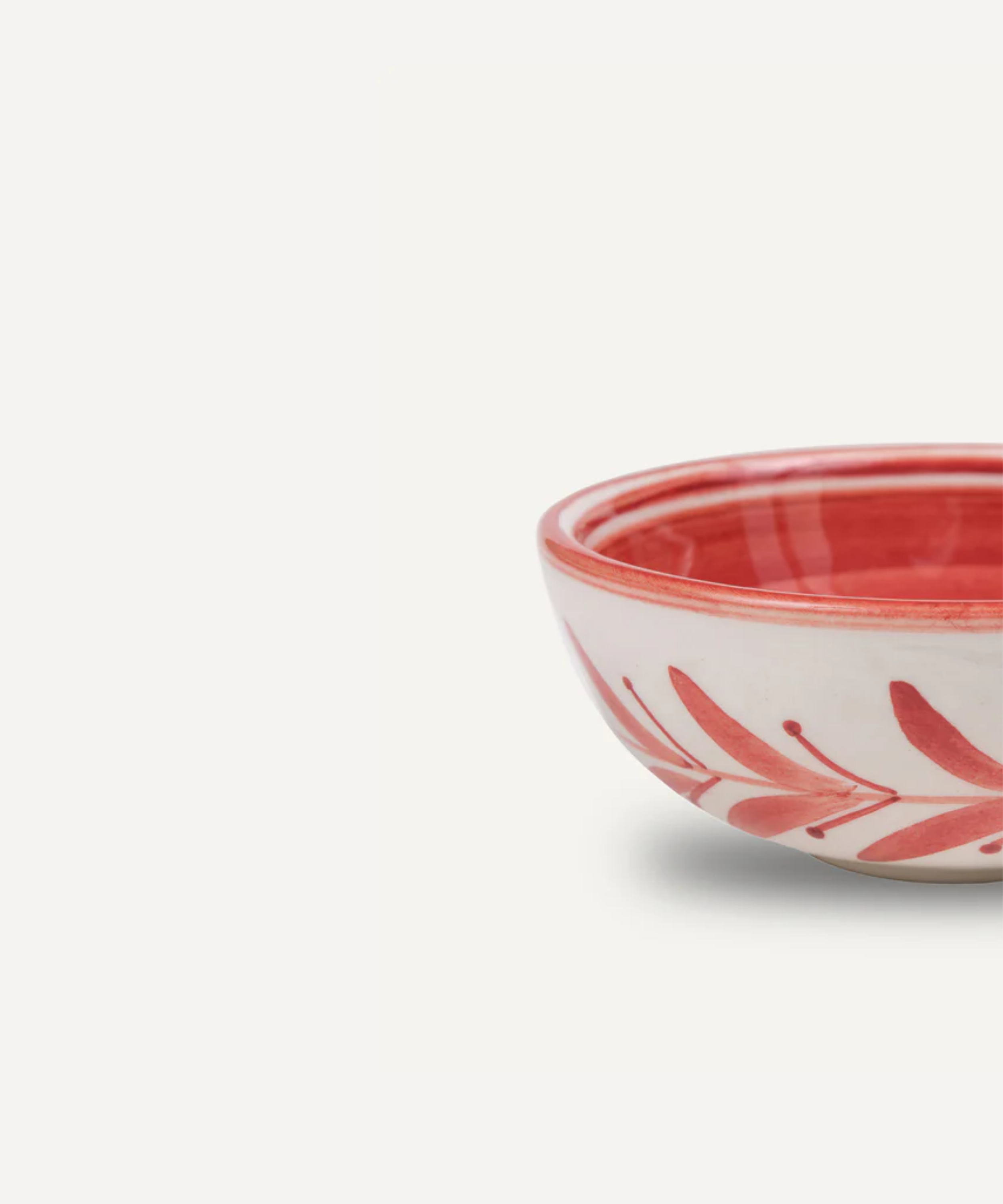 Helecho Tapas Bowl, Rust Red