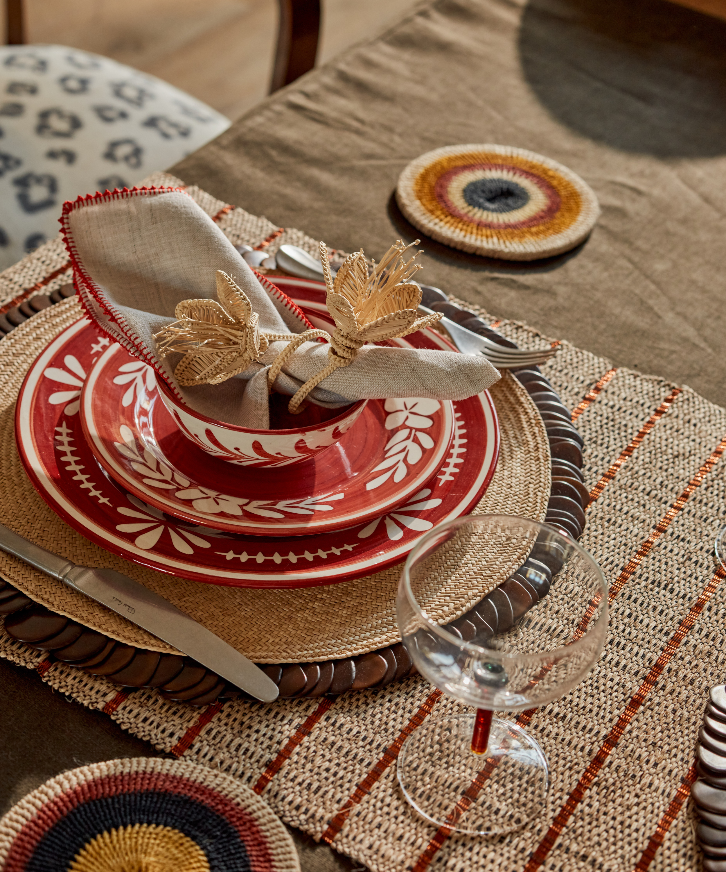 Helecho Tapas Bowl, Rust Red