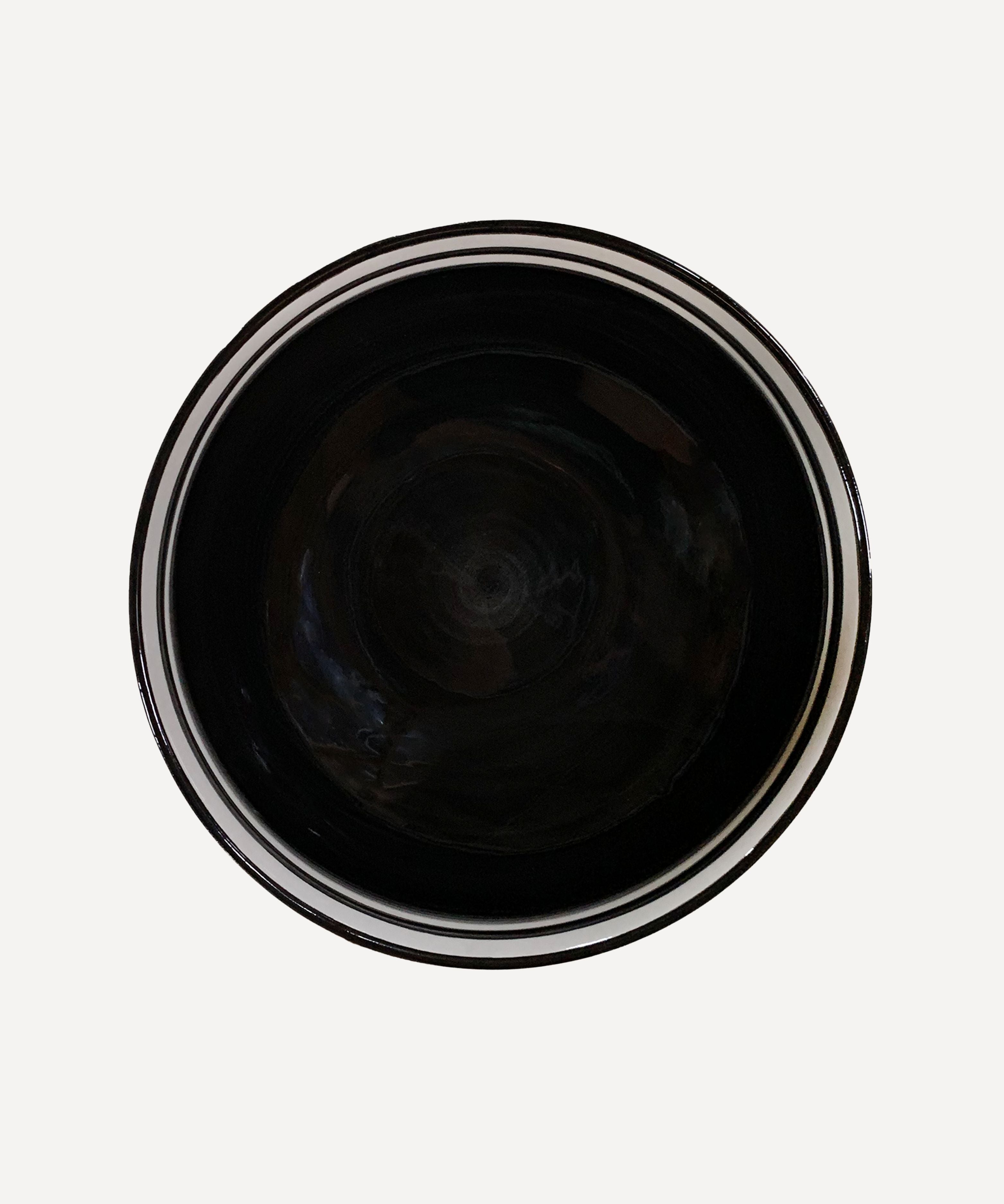 Helecho Salad Bowl, Jet Black