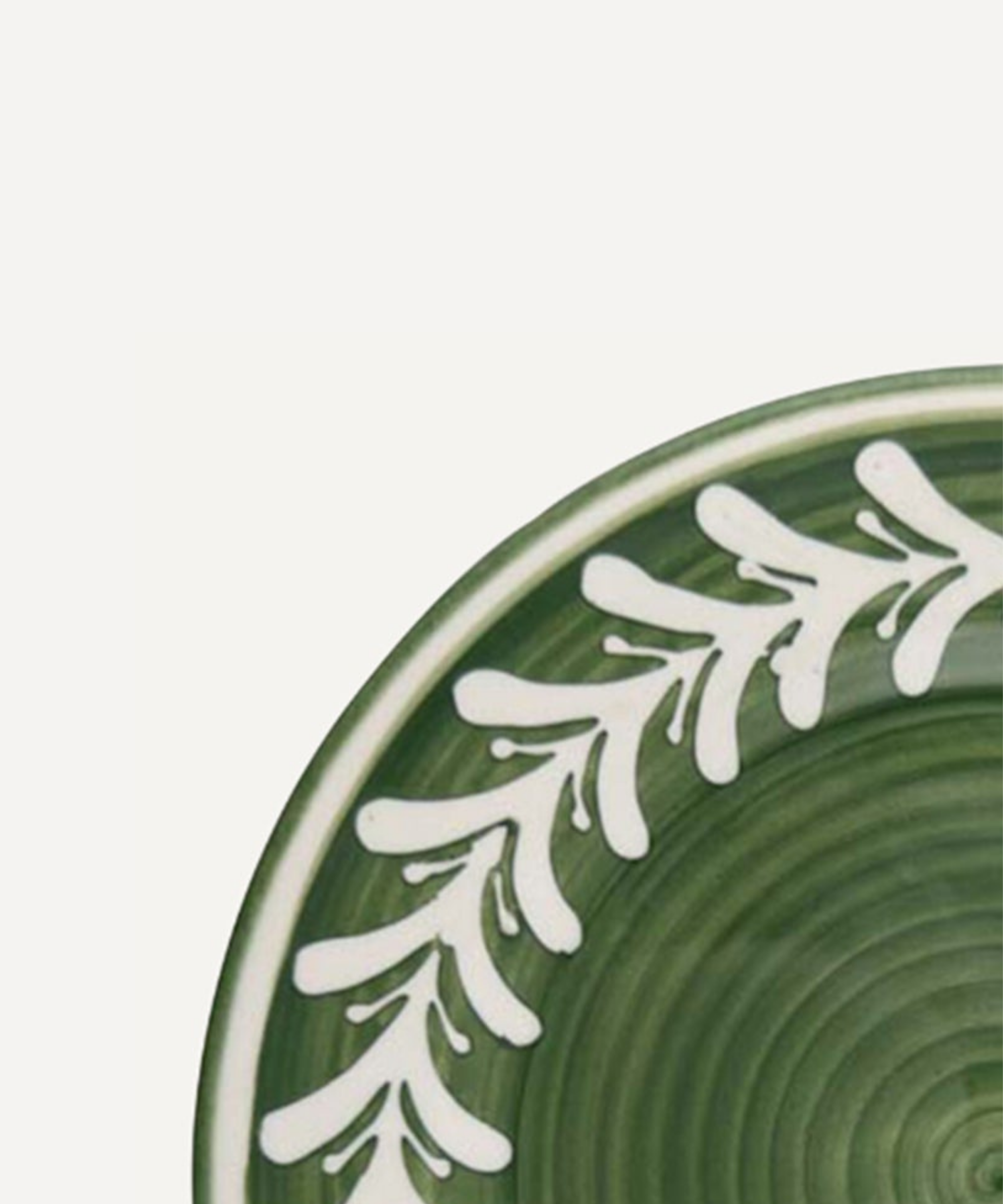 Dark Helecho - Side Plate - Fern Green