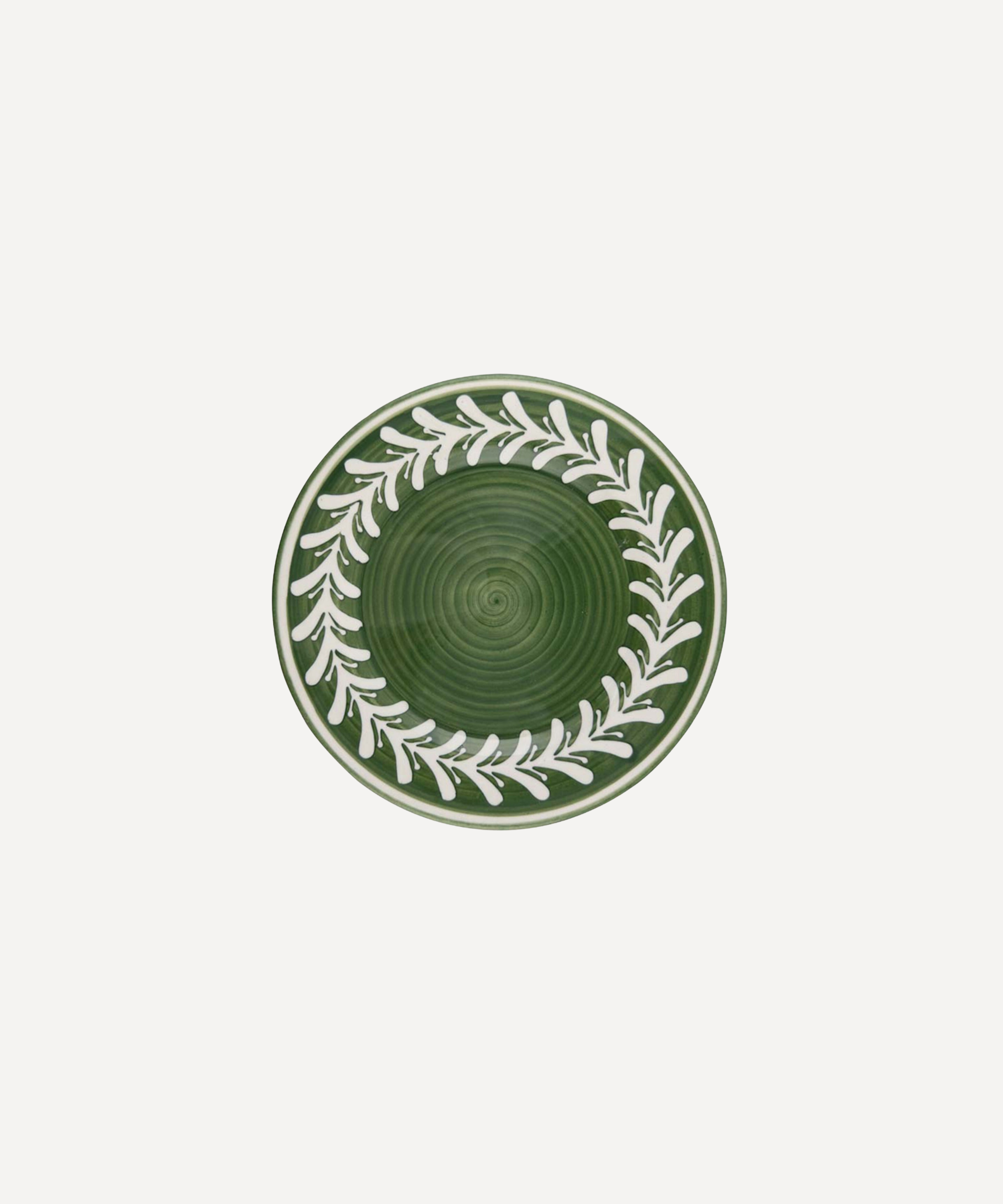 Dark Helecho - Side Plate - Fern Green
