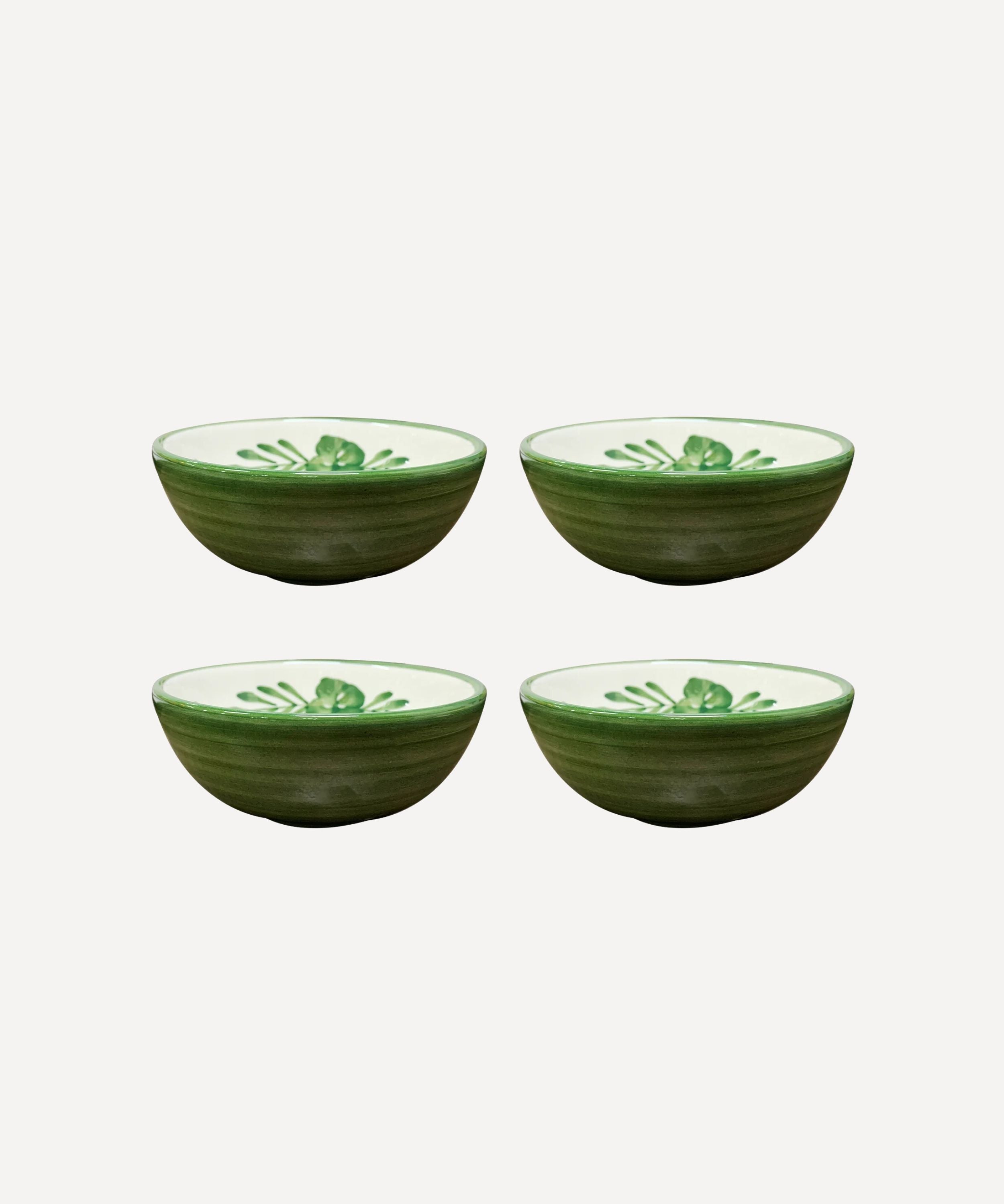 Flor Tapas Bowl, Fern Green (Set of 4)