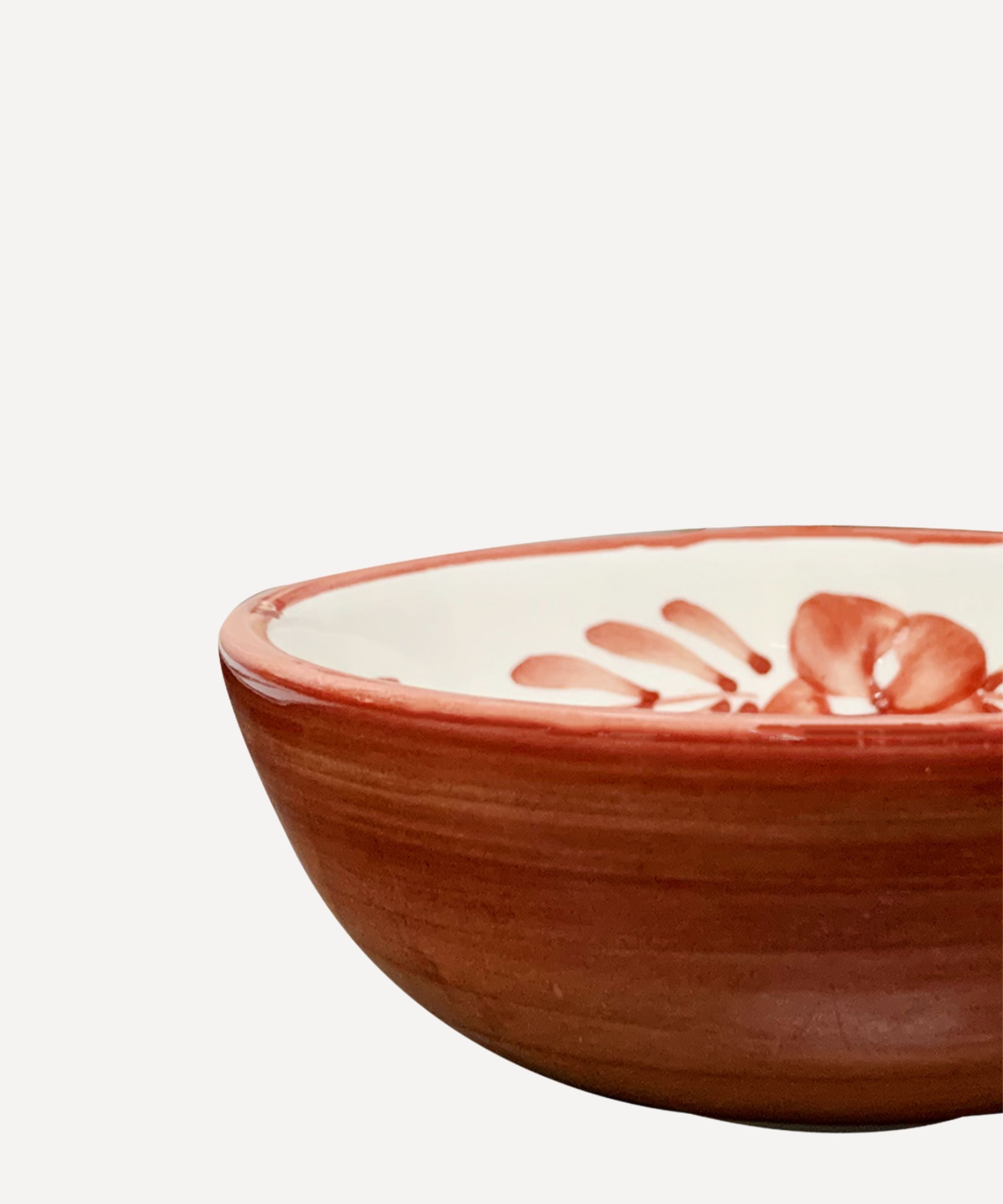 Flor Tapas Bowl, Rust Red