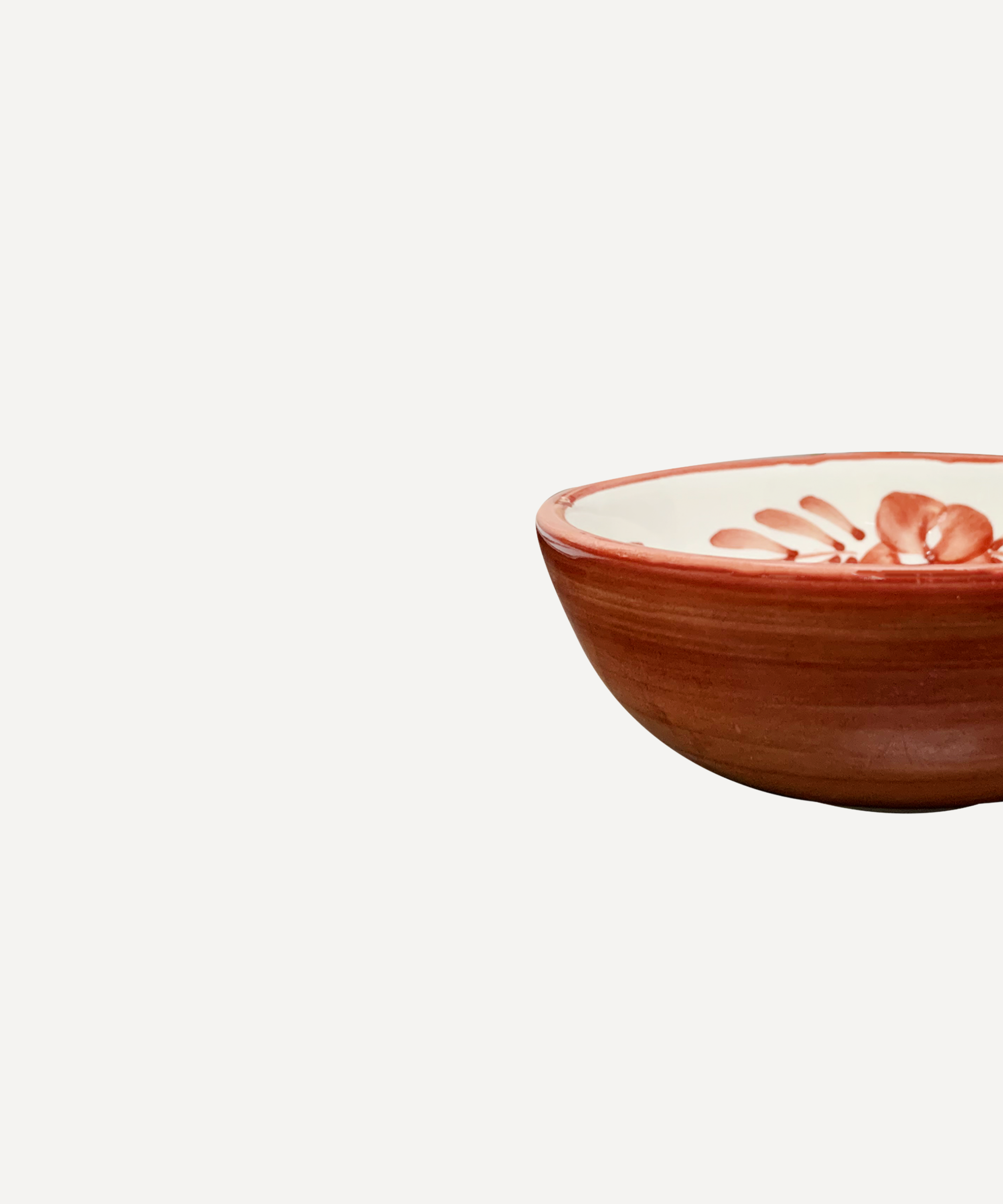 Flor Tapas Bowl, Rust Red