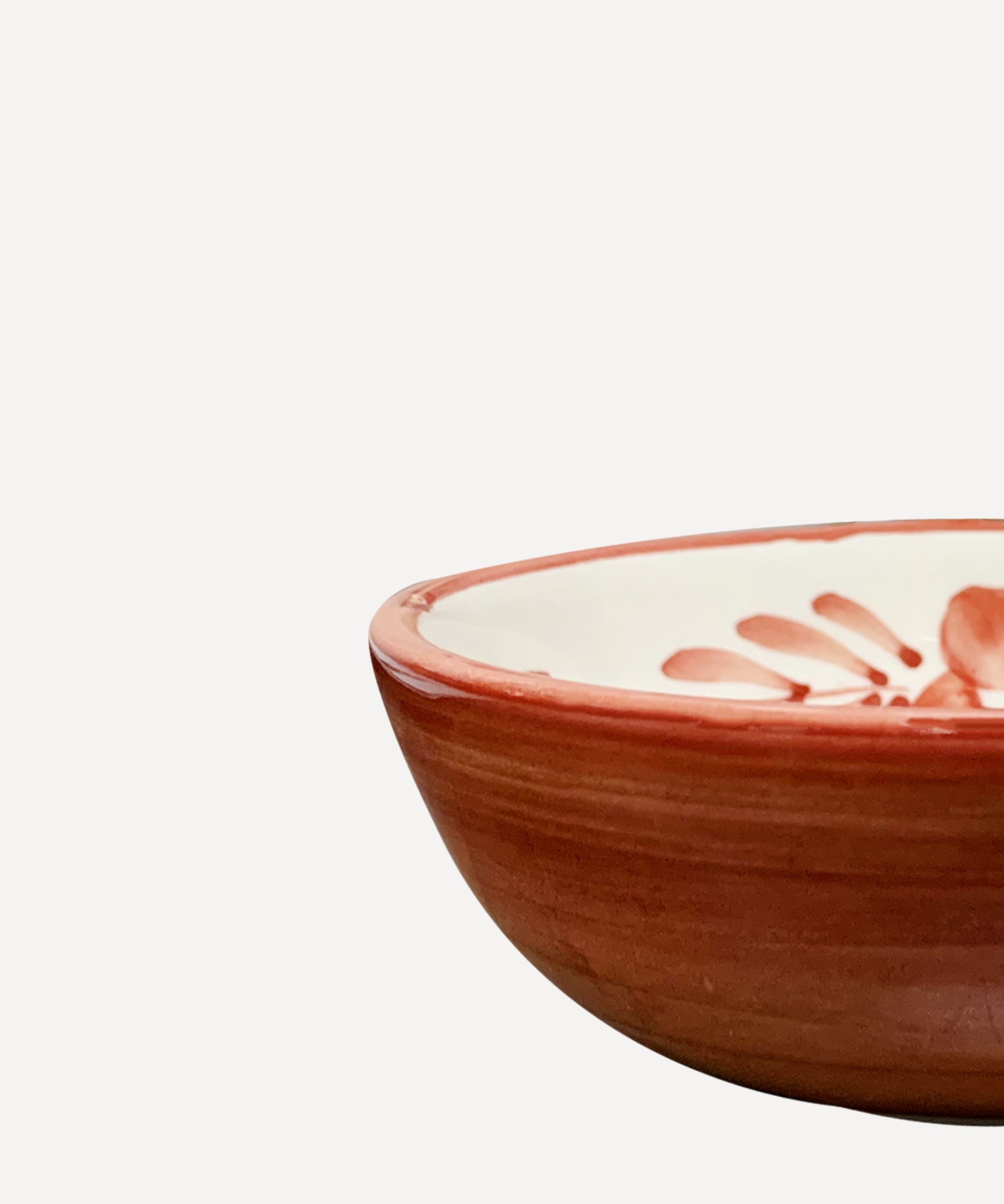 Flor Bowl, Rust Red
