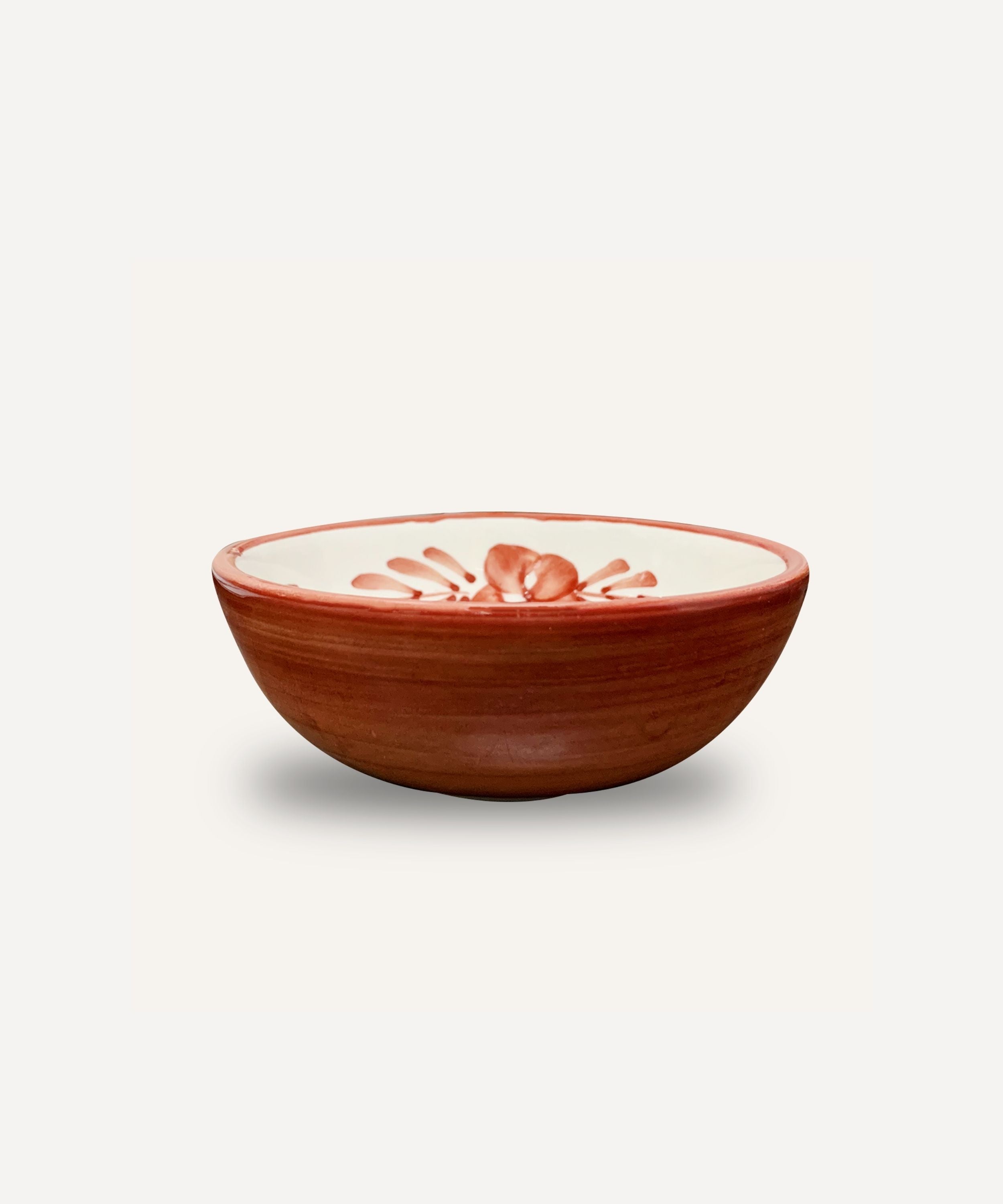 Flor Tapas Bowl, Rust Red