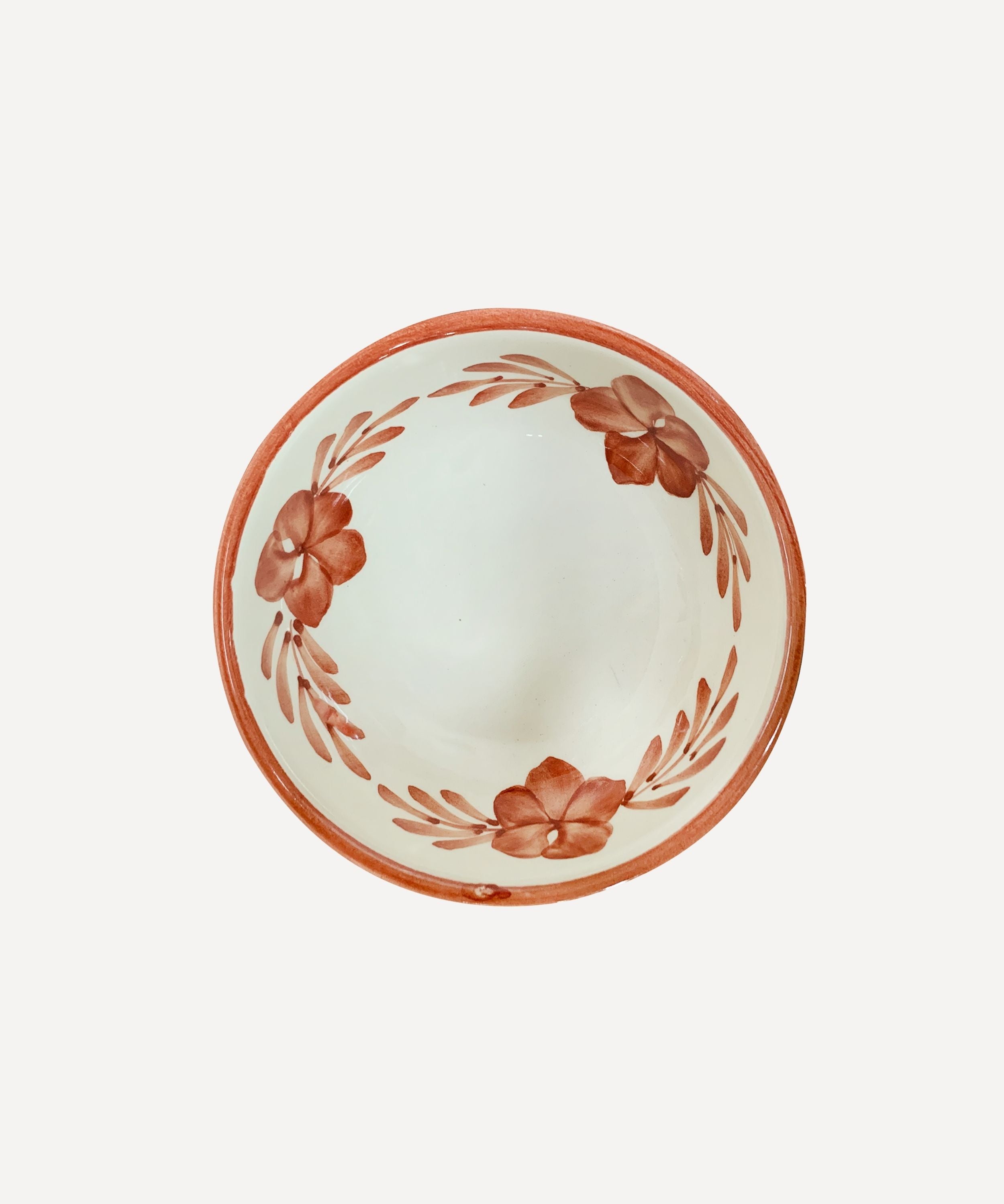 Flor Bowl, Rust Red