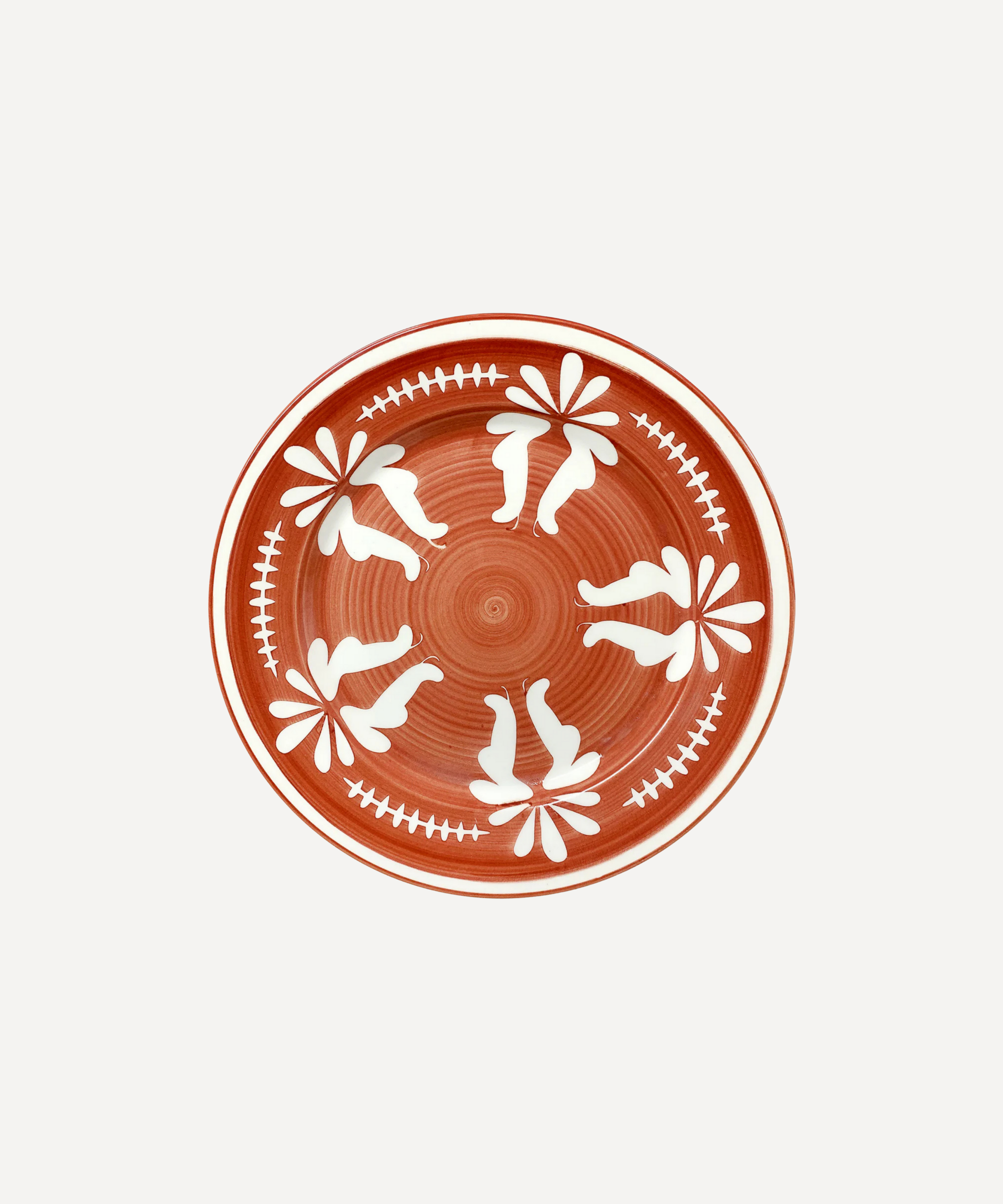 Flor - Dinner Plate - Rust Red
