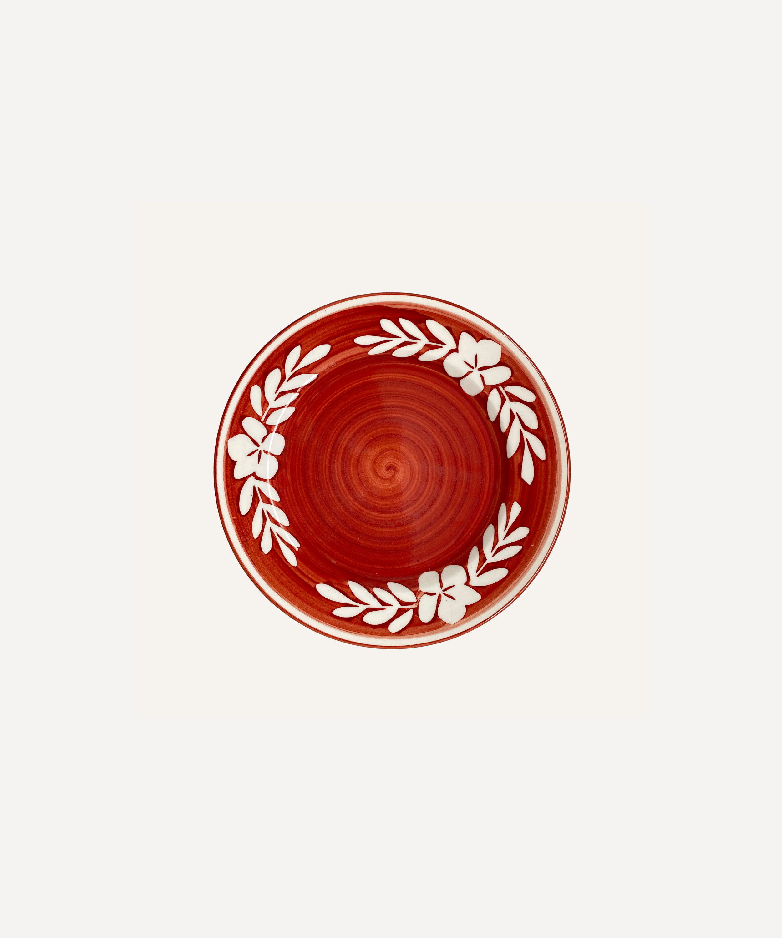 Flor - Side Plate - Rust Red