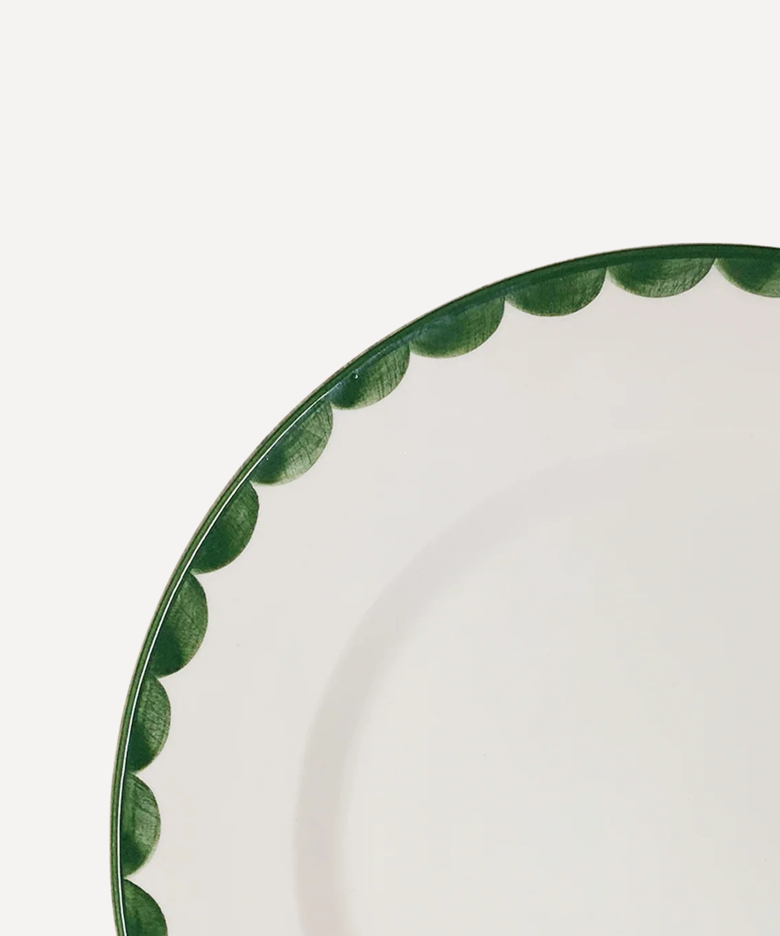 Cascos Dinner Plate, Fern Green