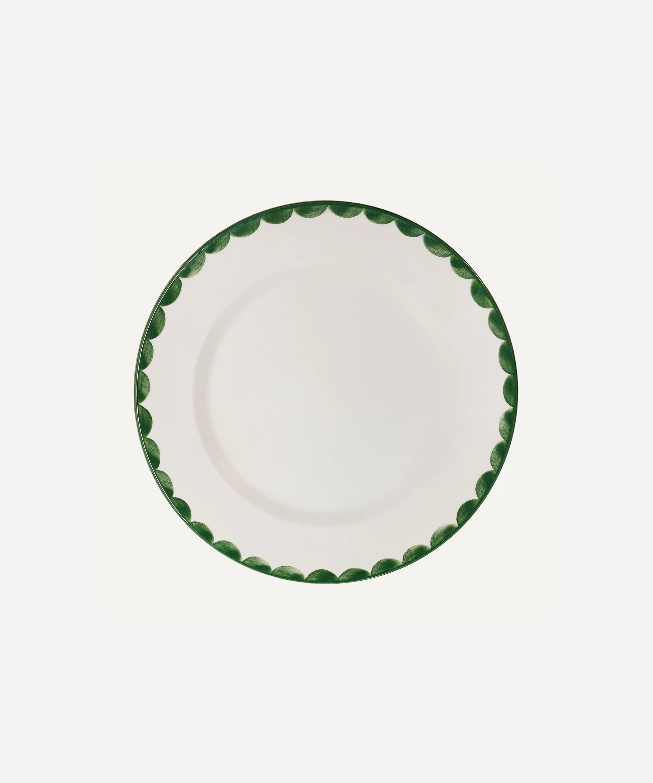 Cascos Dinner Plate, Fern Green