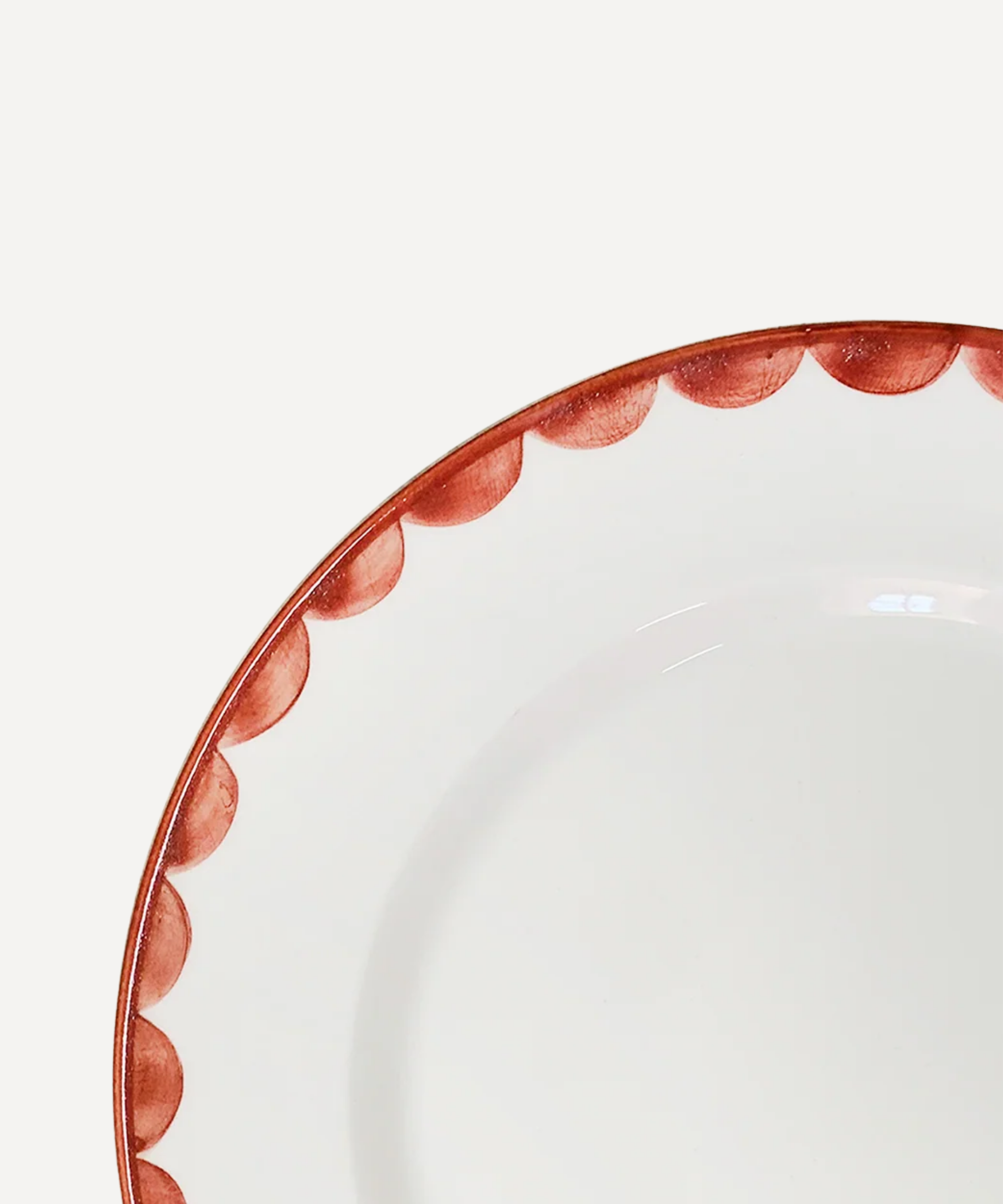 Cascos Dinner Plate, Rust Red