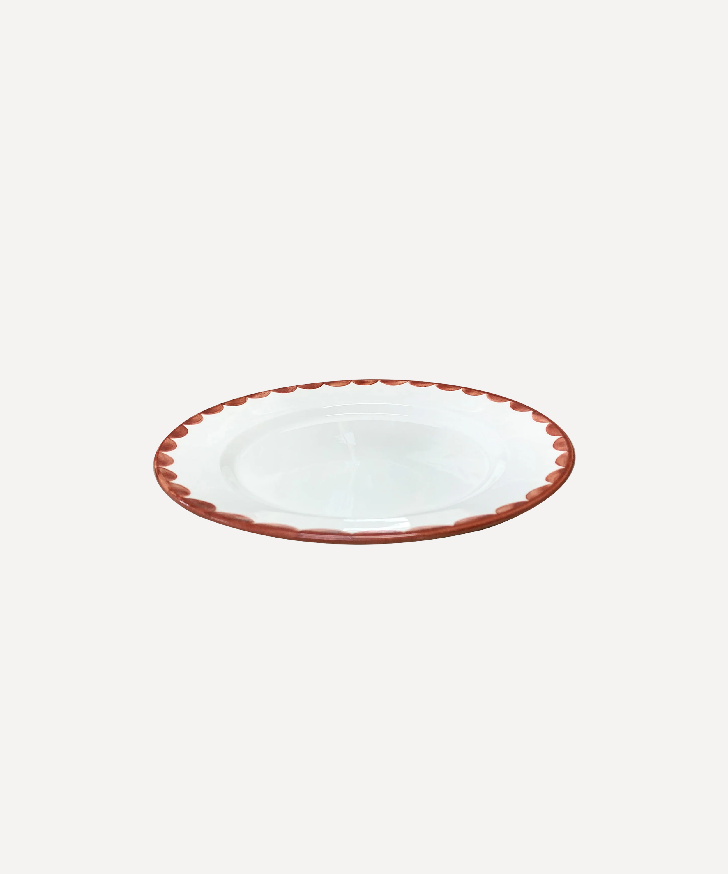 Cascos Dinner Plate, Rust Red