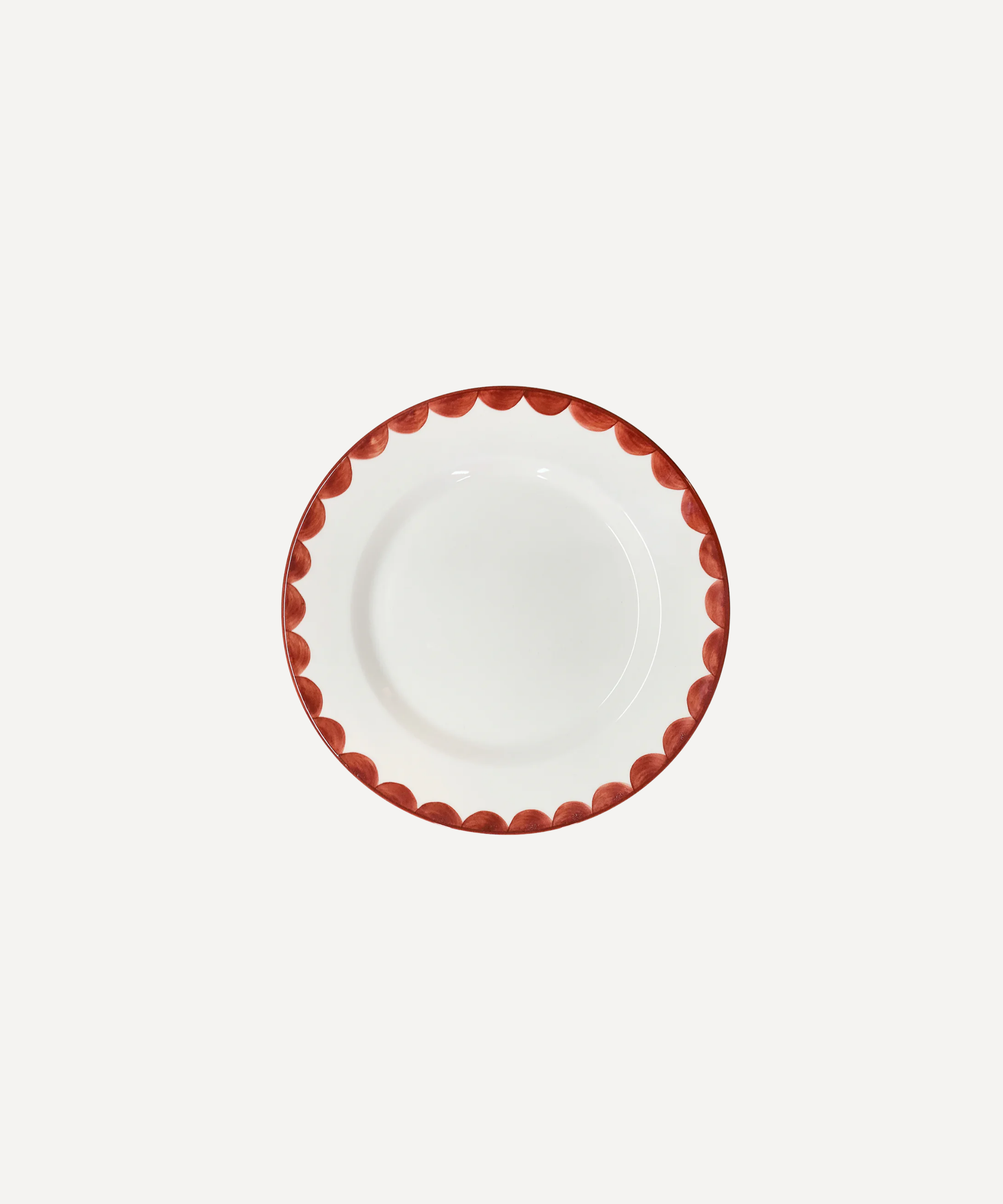Cascos Side Plate, Rust Red