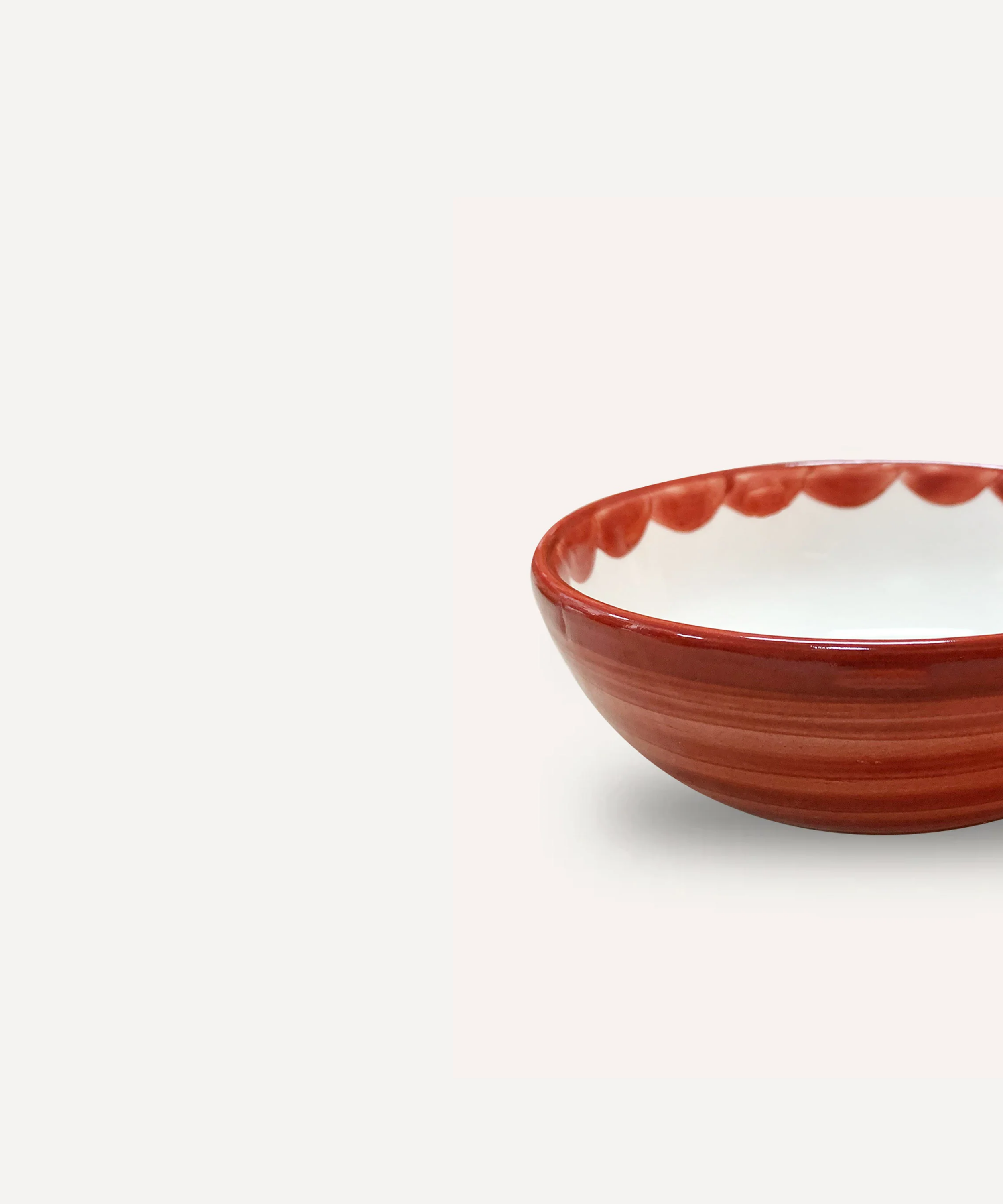 Cascos Tapas Bowl, Rust Red