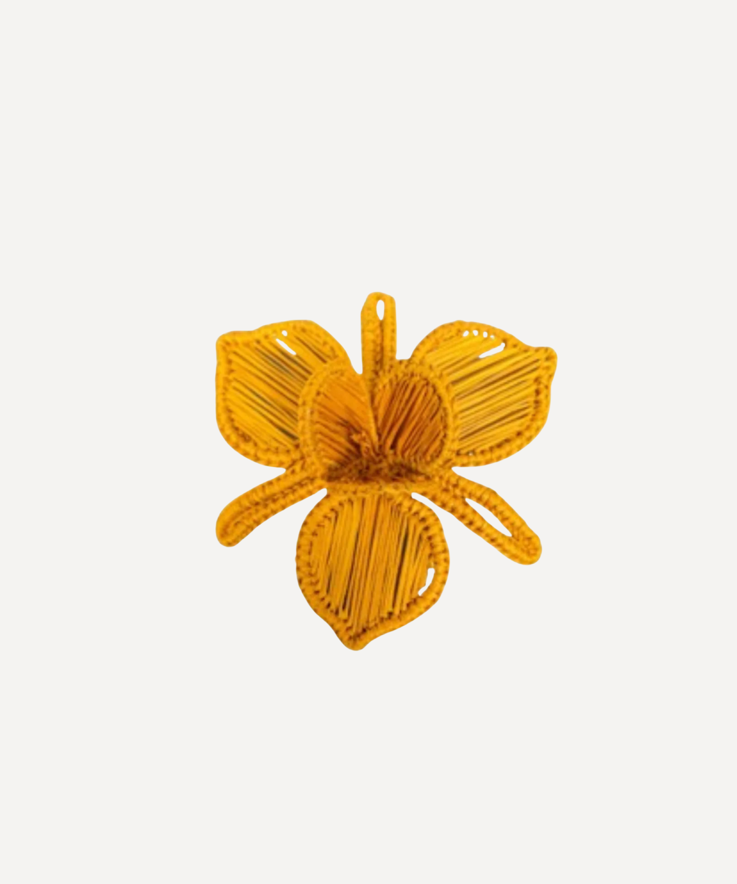 Orquidea Napkin Ring, Mustard