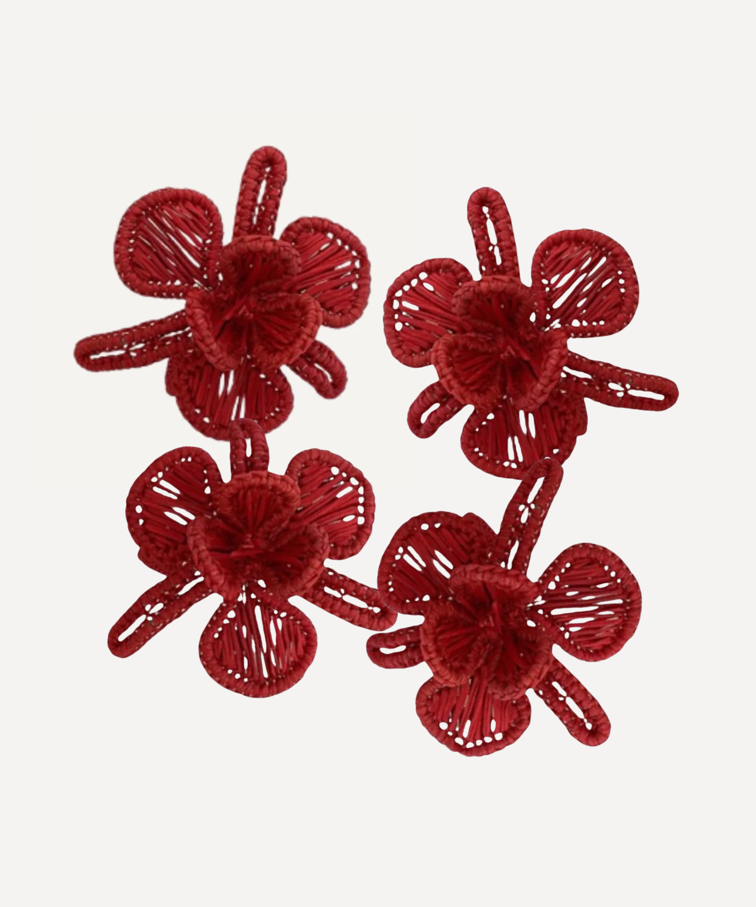 Orquidea Napkin Ring, Terracotta (set of 4)