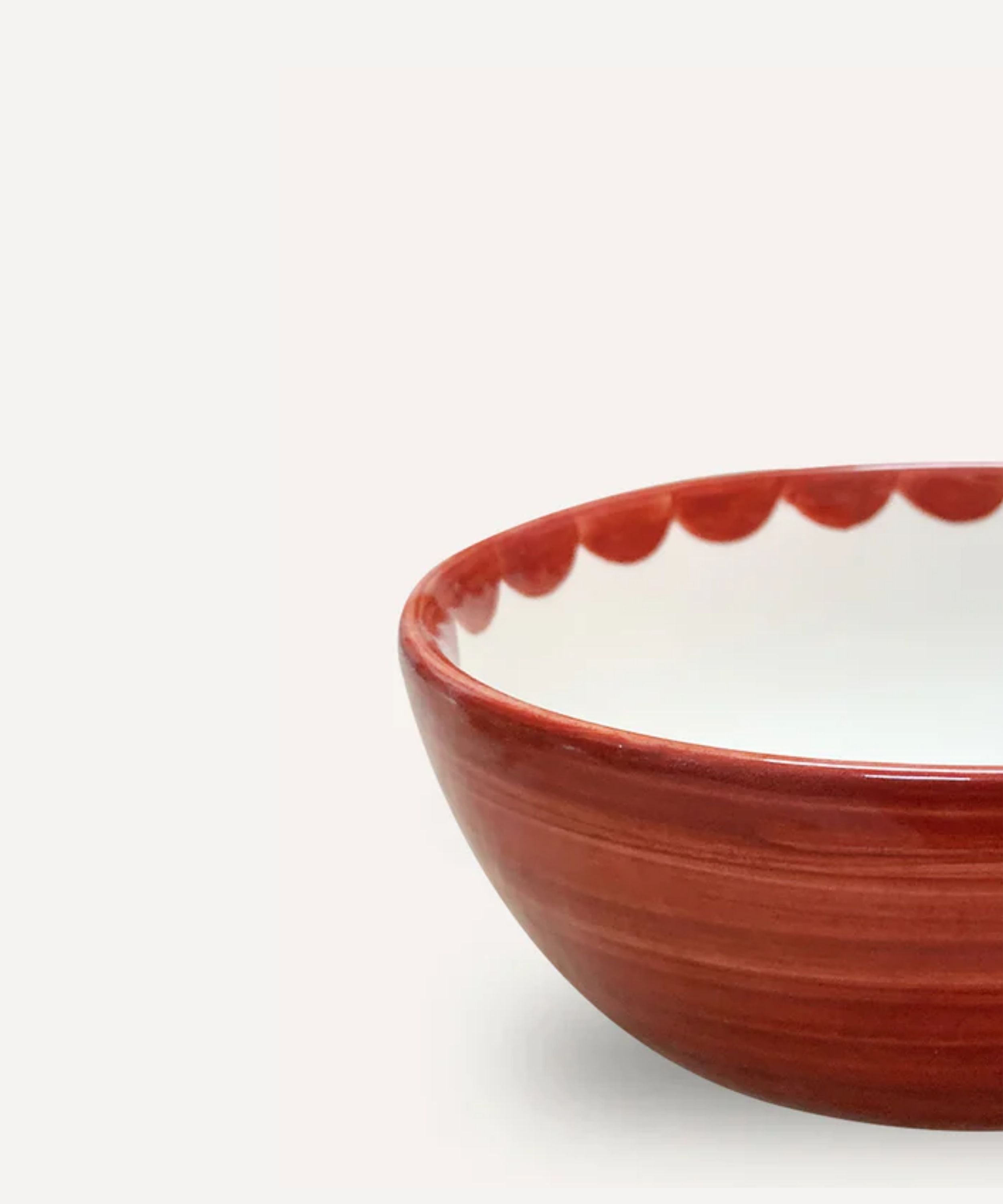 Cascos Soup Bowl, Rust Red
