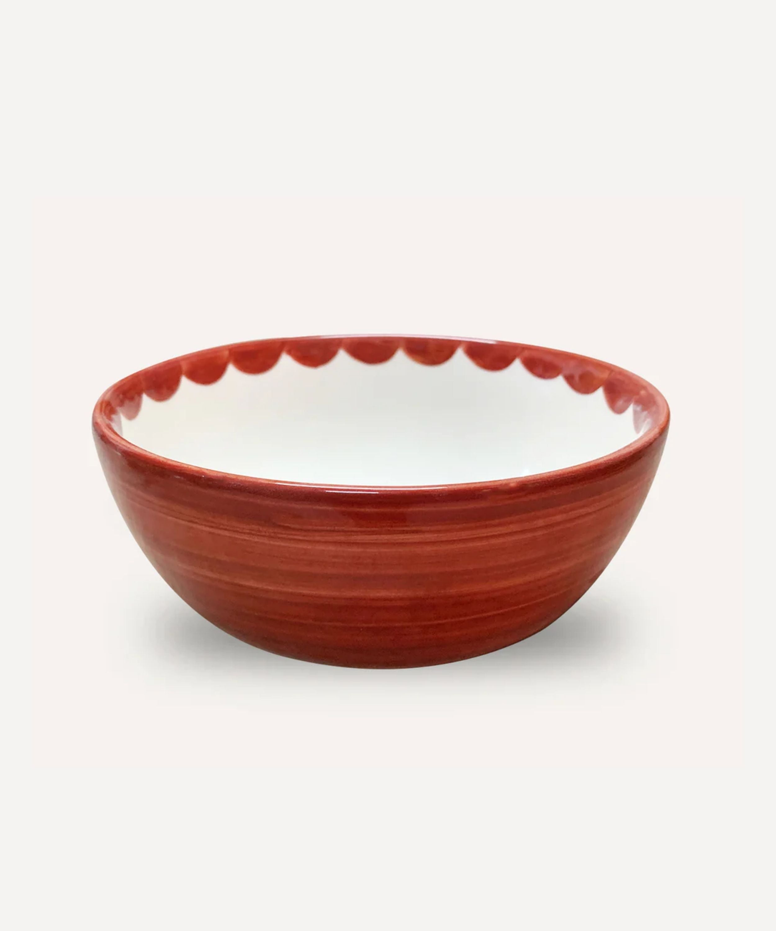 Cascos Soup Bowl, Rust Red