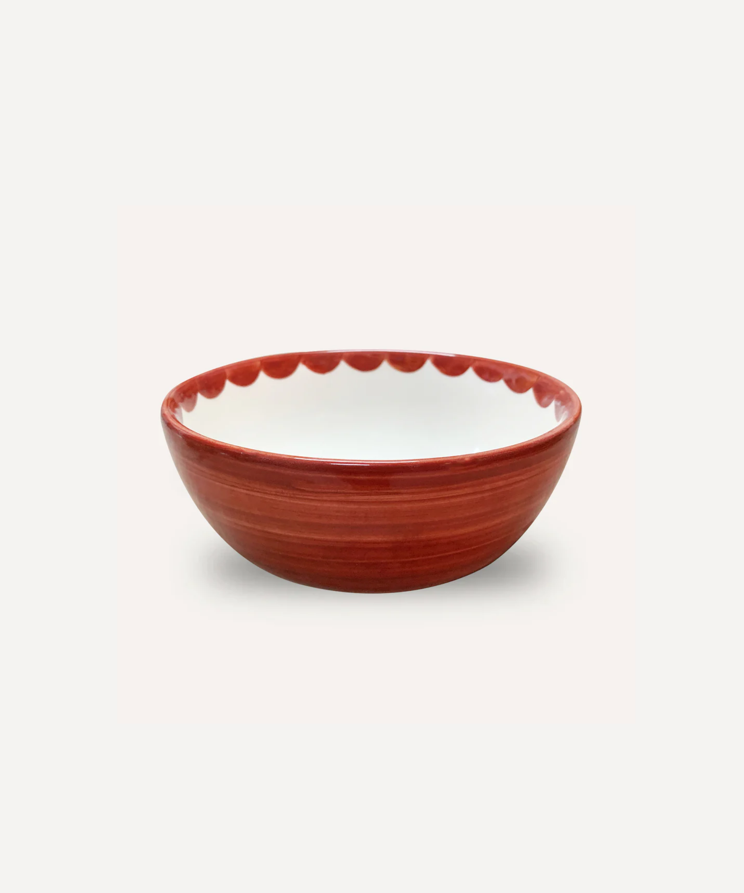 Cascos Soup Bowl, Rust Red