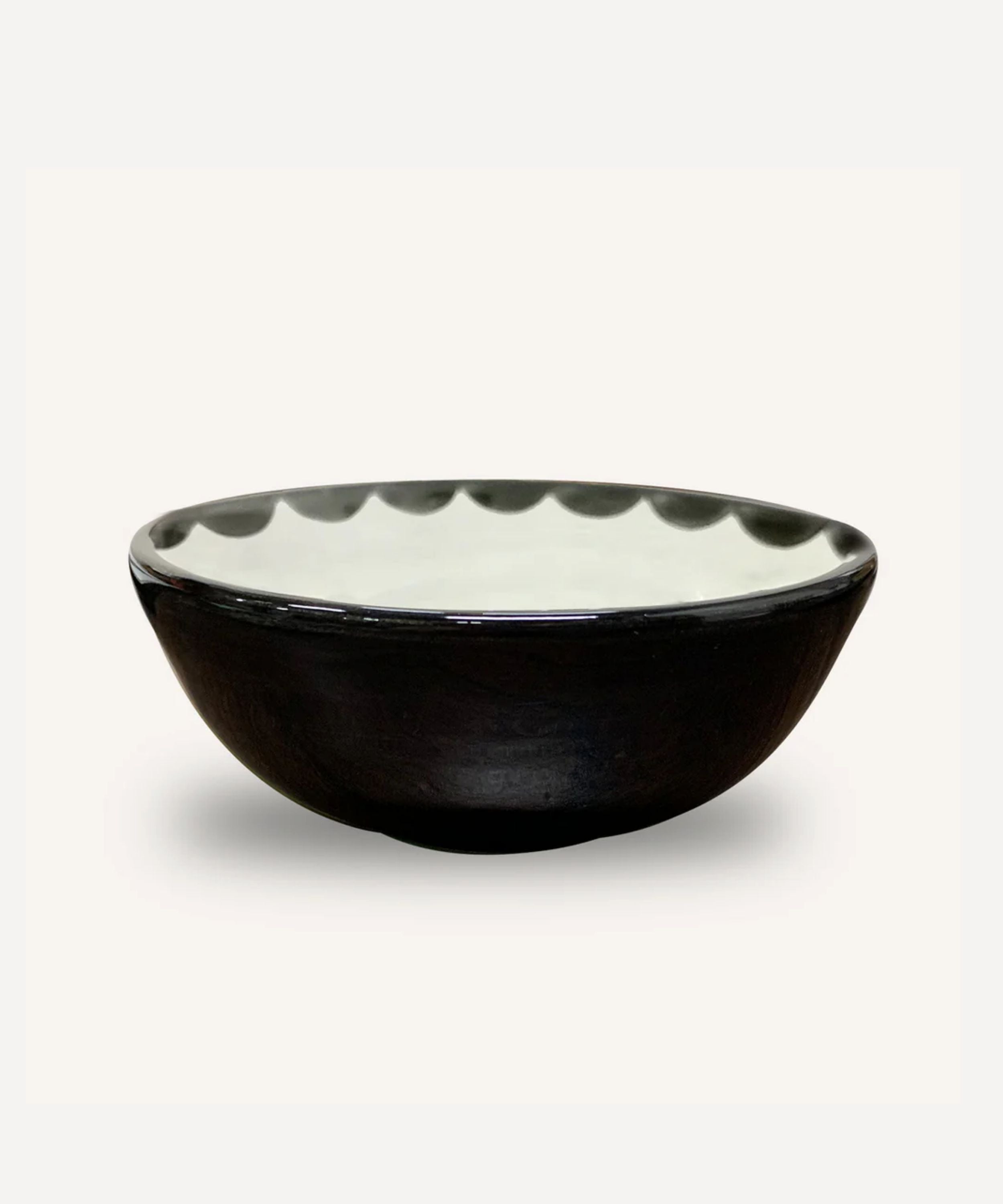 Cascos Soup Bowl, Jet Black