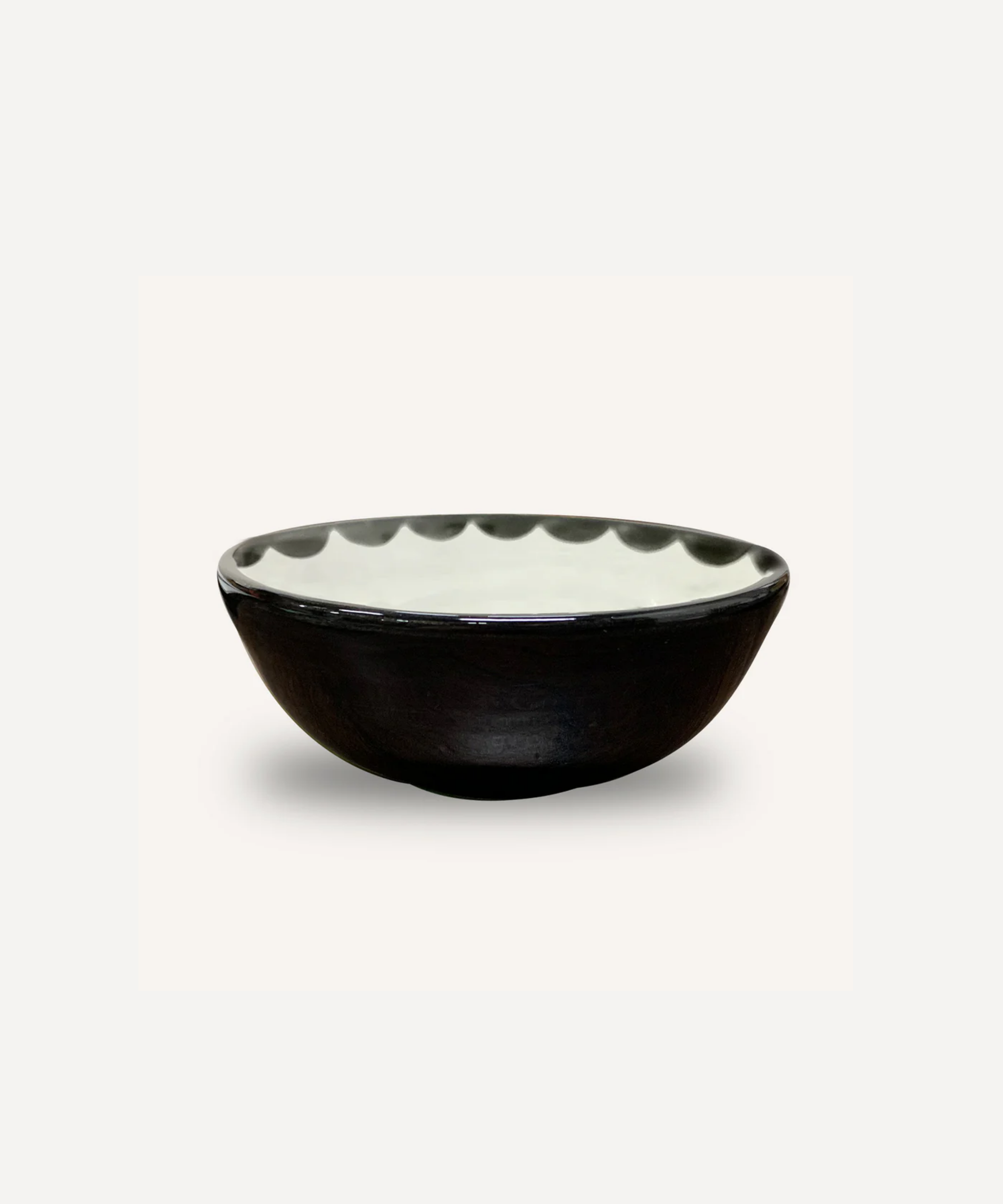 Cascos Soup Bowl, Jet Black