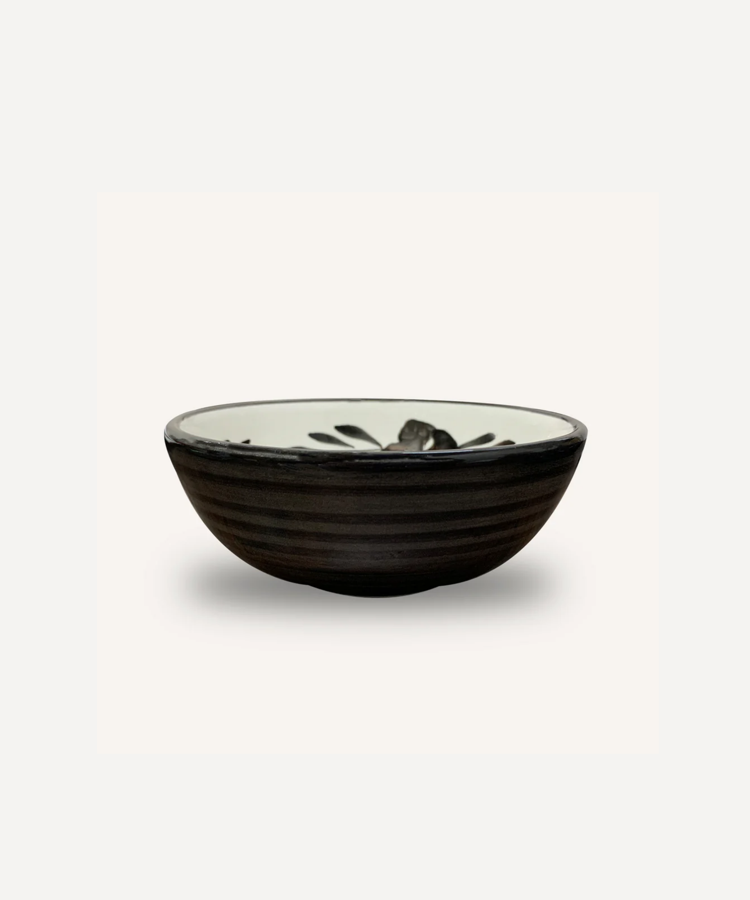 Flor Soup Bowl, Jet Black