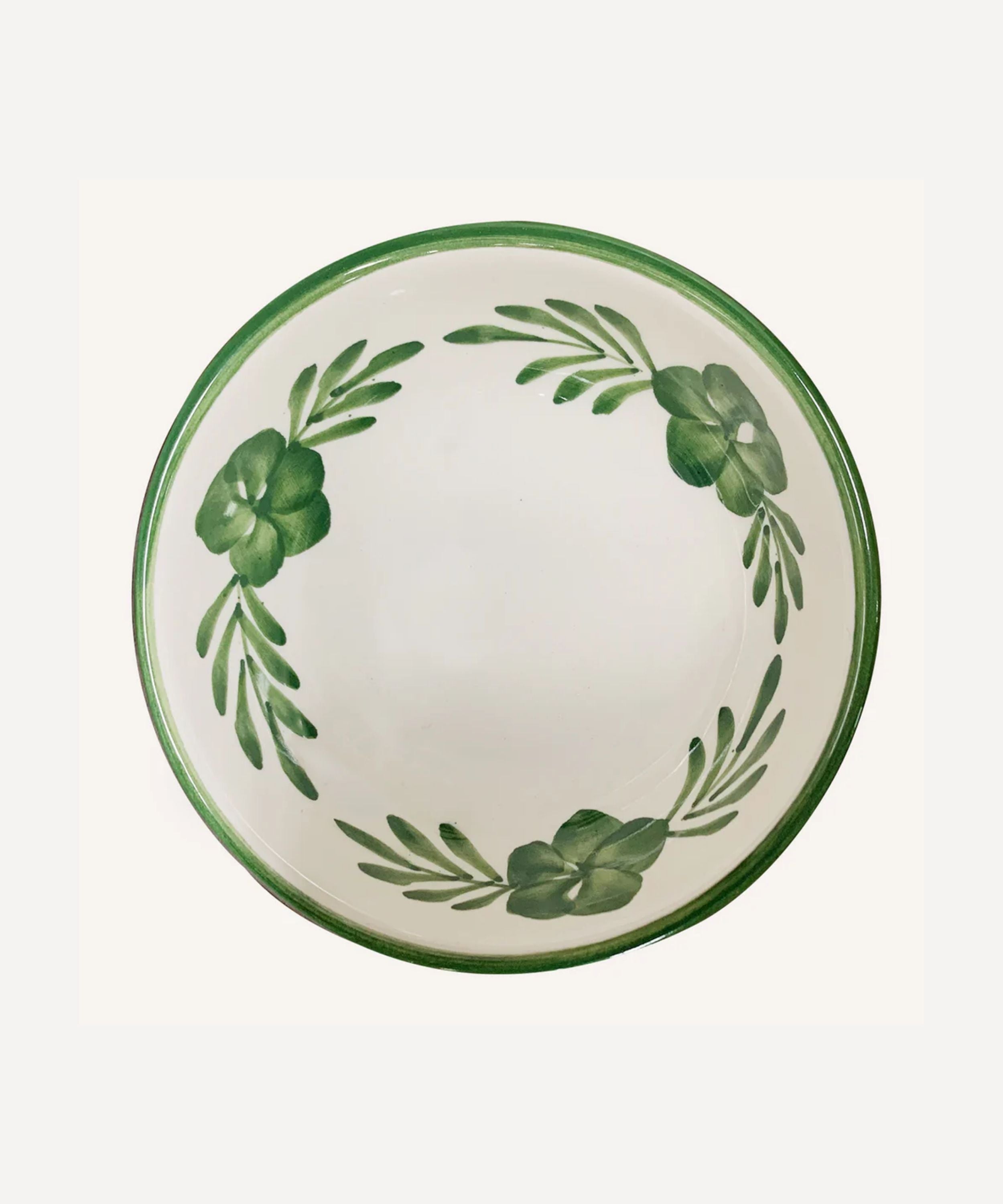 Flor Soup Bowl, Fern Green (Set of 4)