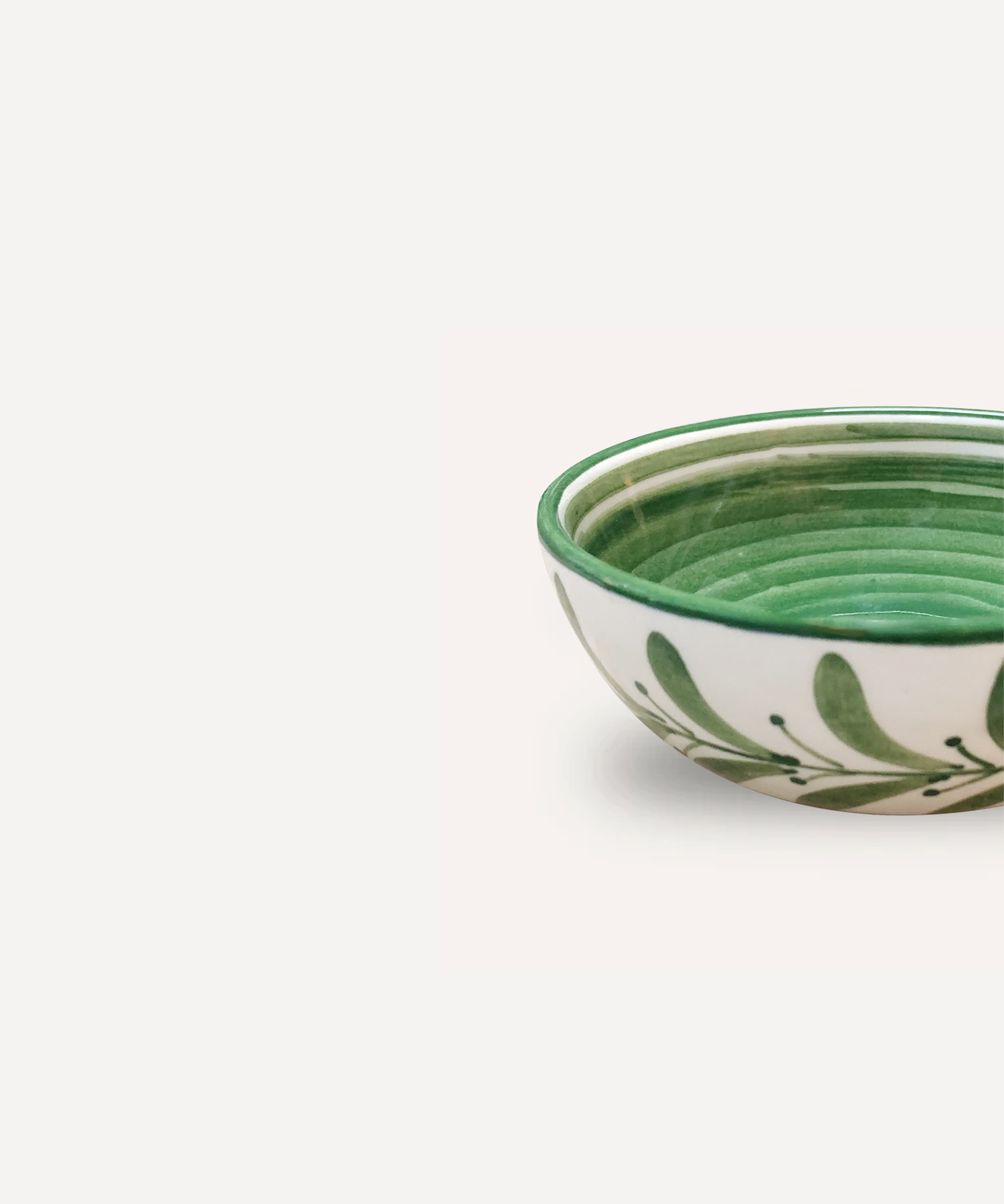 Helecho Soup Bowl, Fern Green