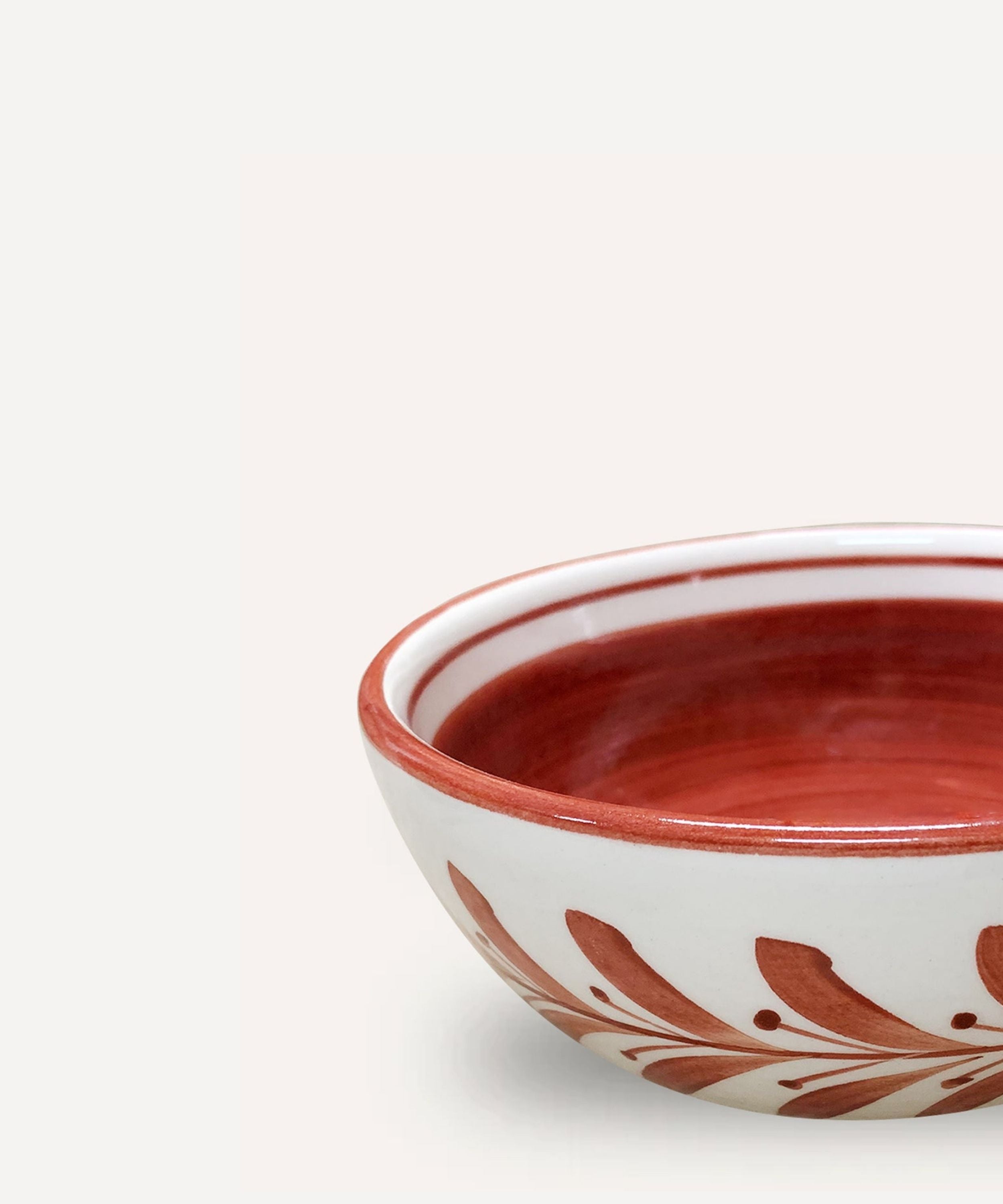 Helecho Soup Bowl, Rust Red