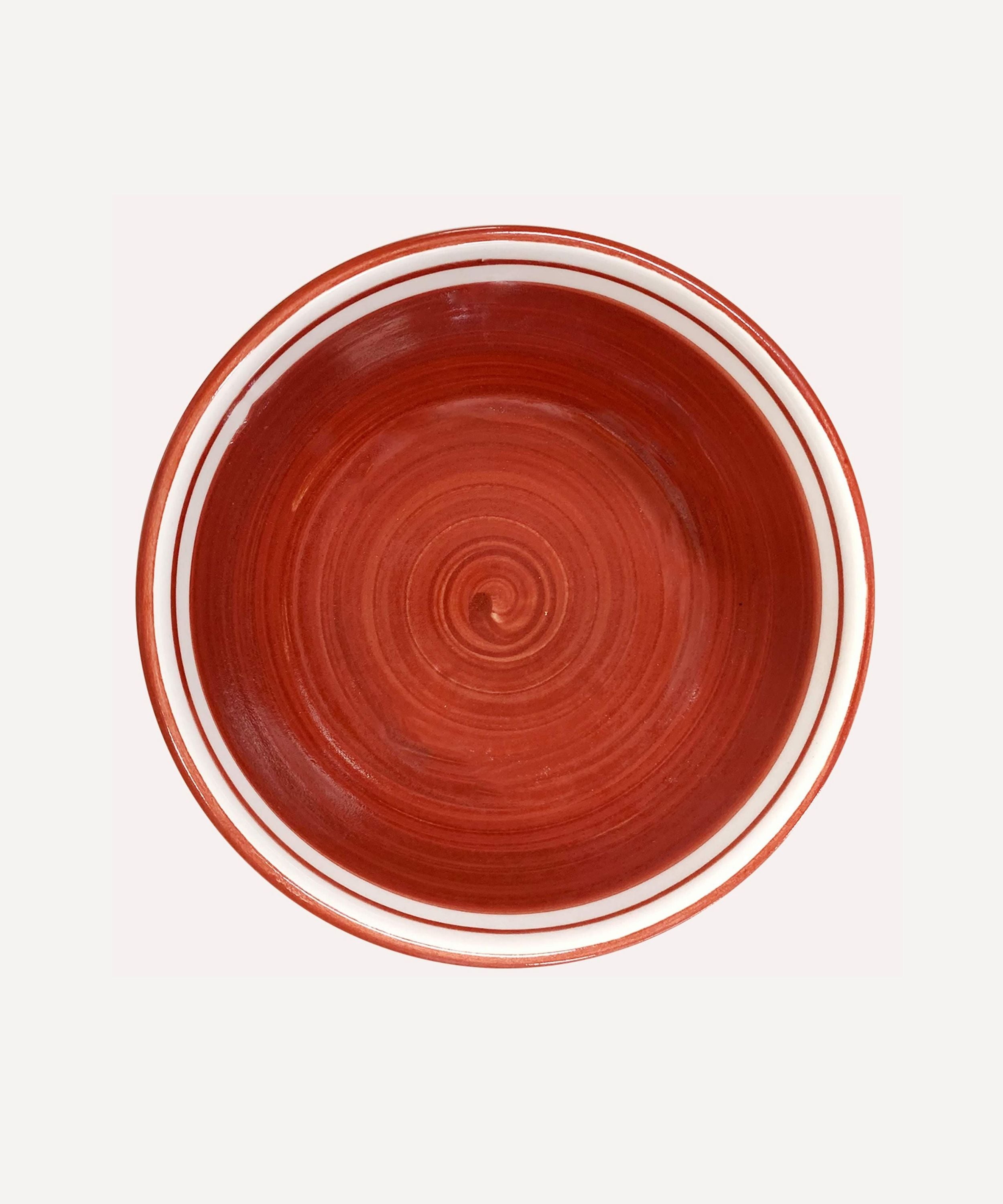 Helecho Soup Bowl, Rust Red (Set of 4)