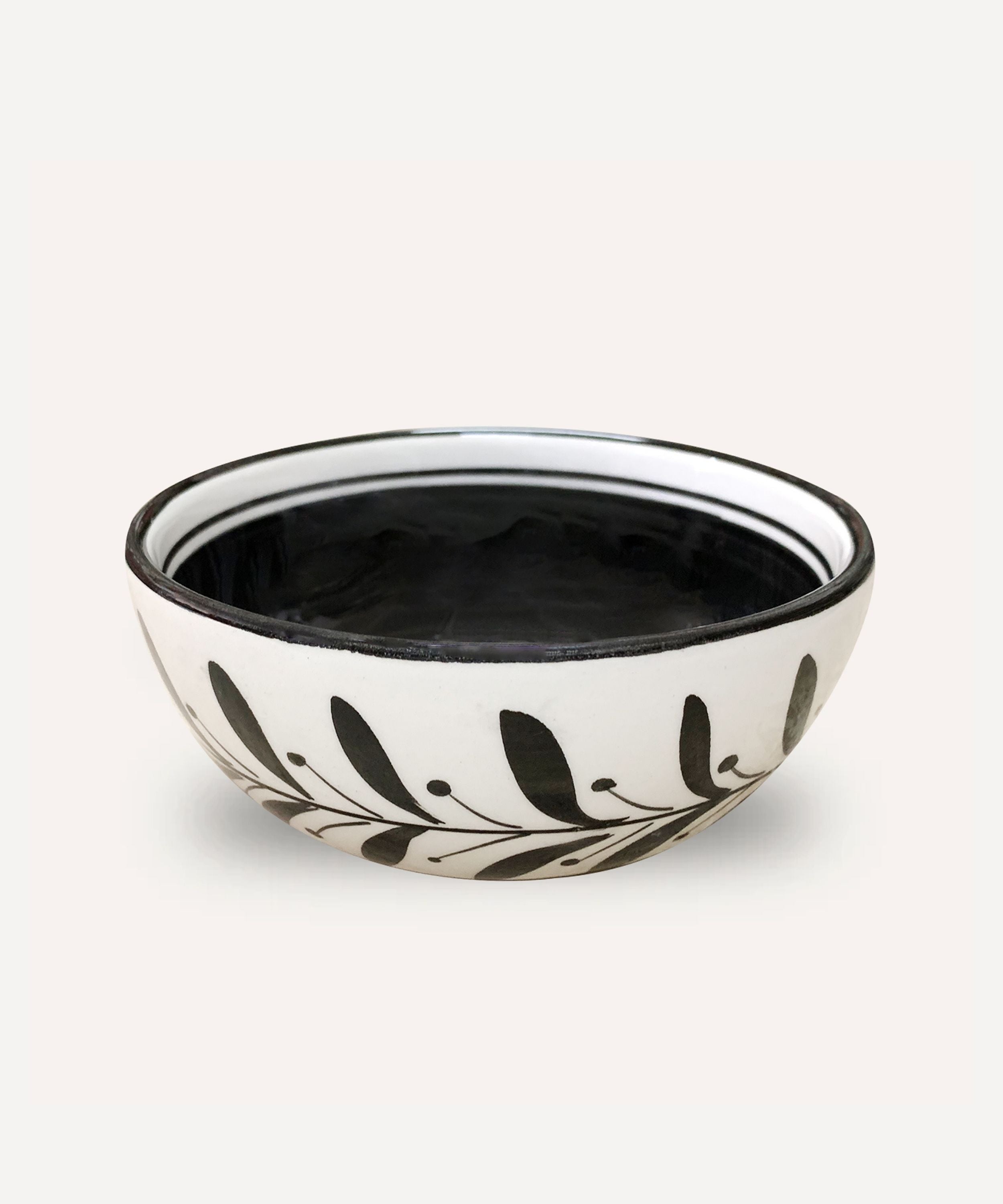 Helecho Soup Bowl, Jet Black