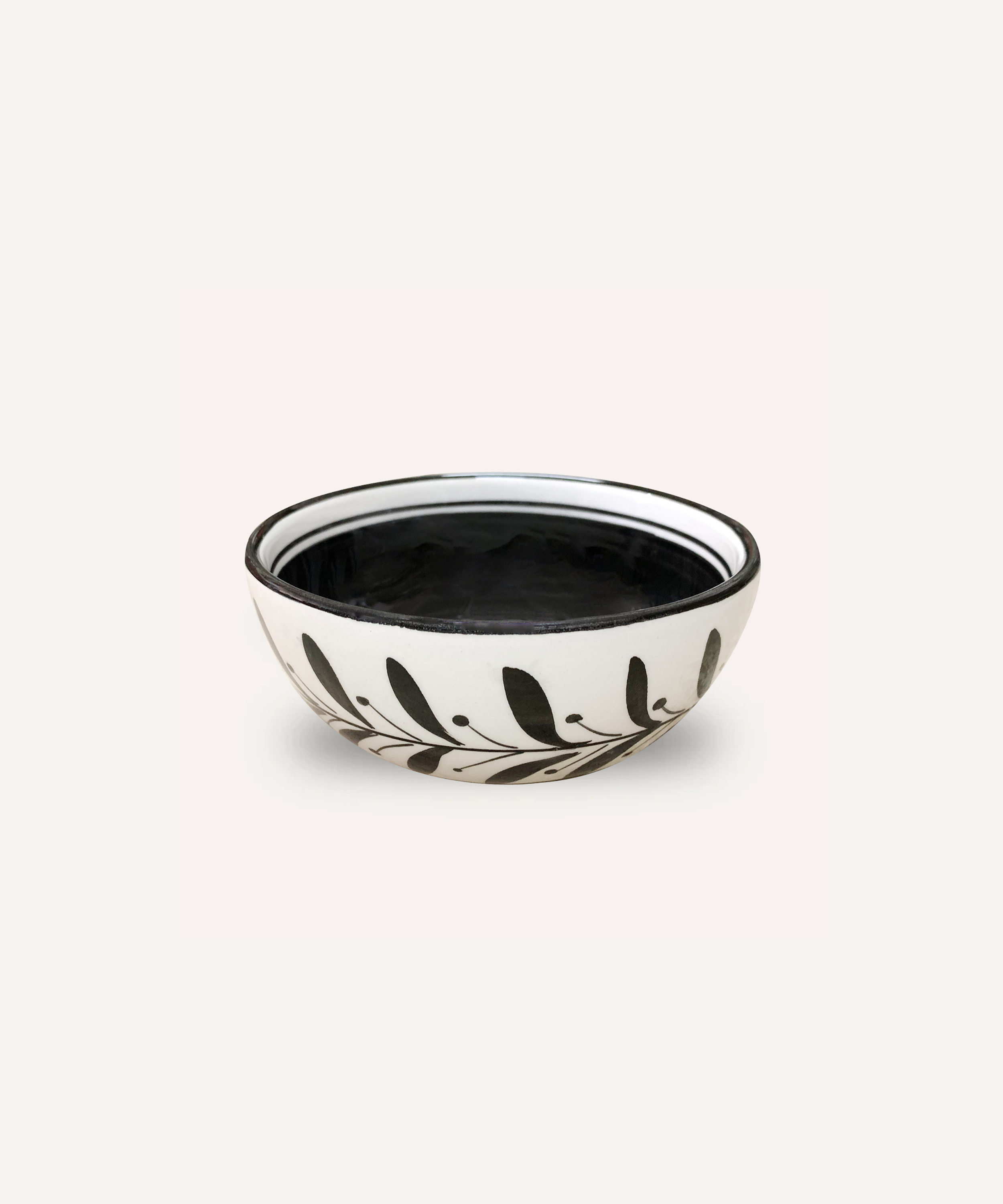 Helecho Soup Bowl, Jet Black