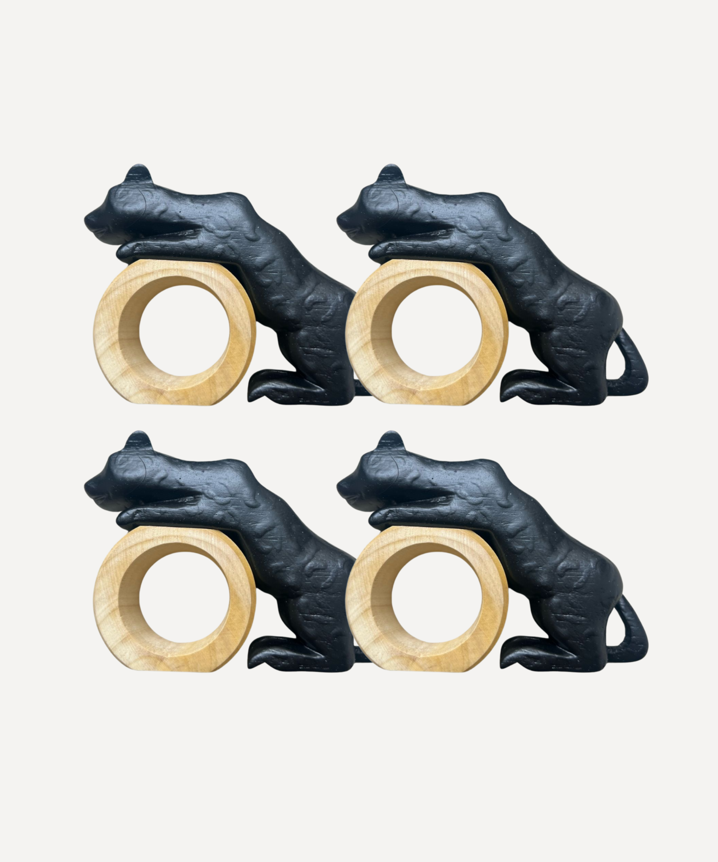 Felino Puma Napkin Ring (Set of 4)