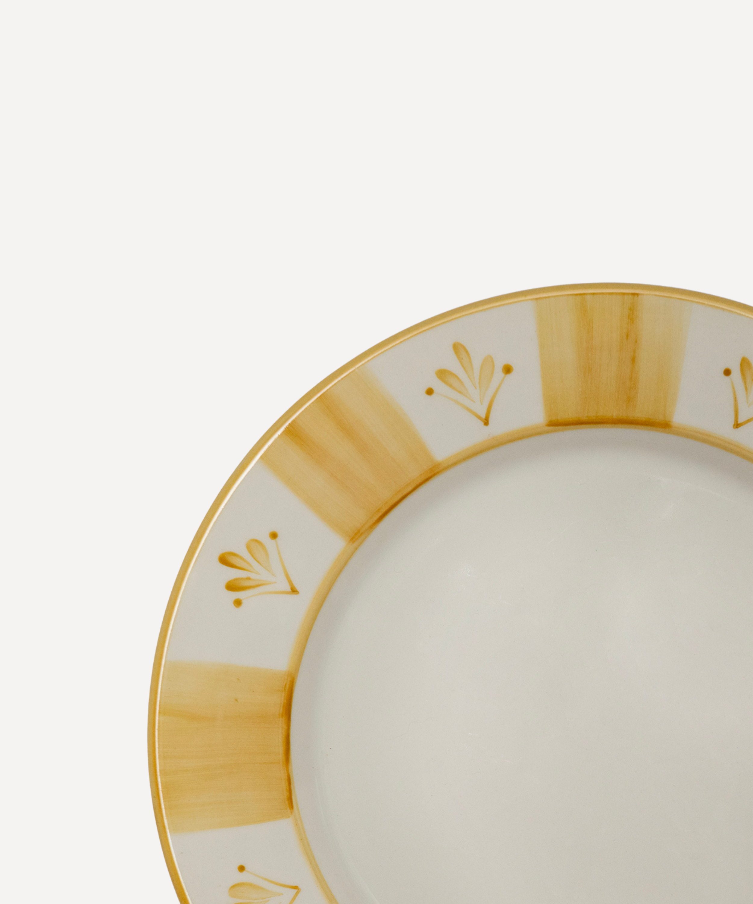 Franjas Dinner Plate, Golden Yellow