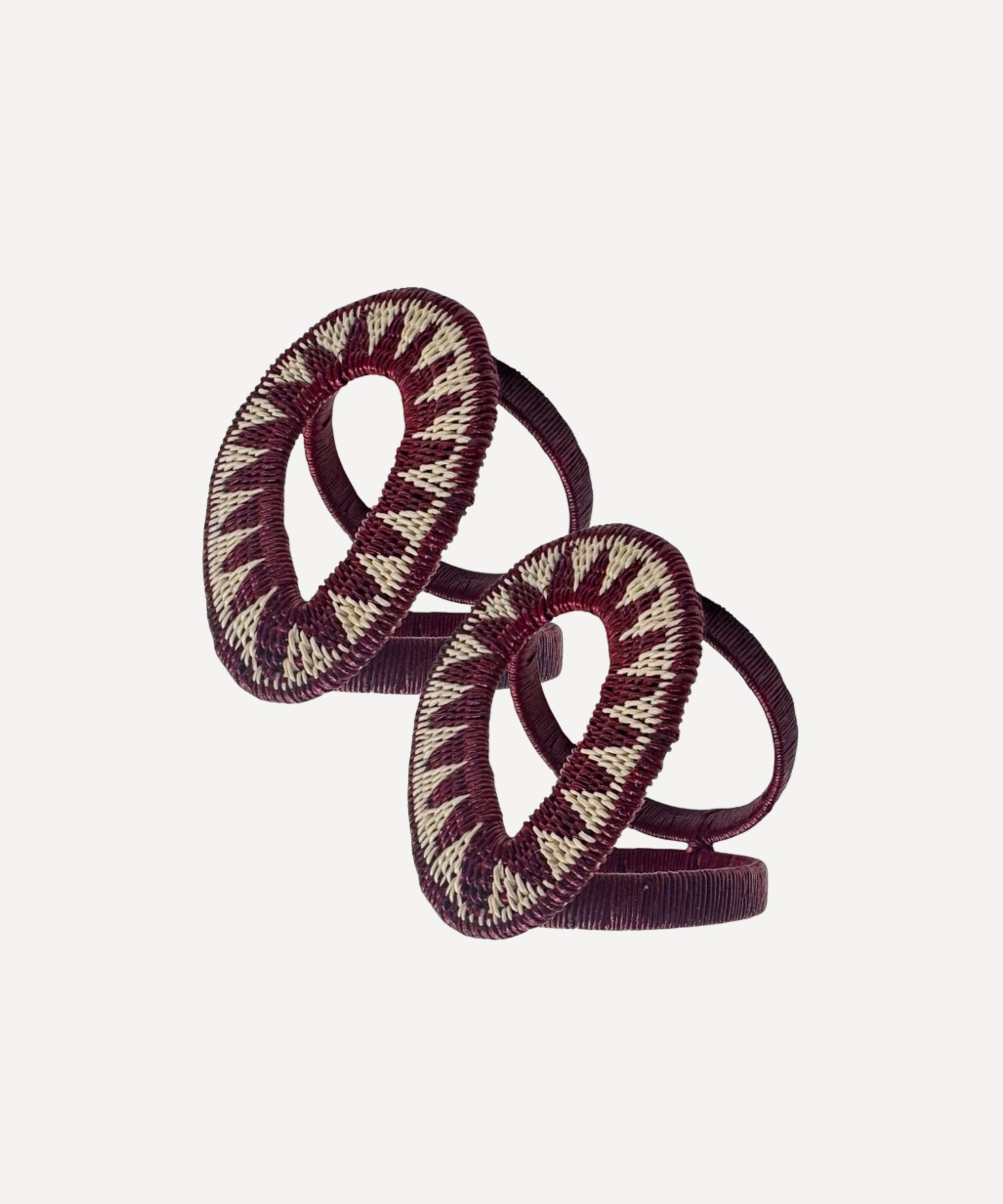 Gota Werregue Napkin Ring, Marsala (Set of 2)