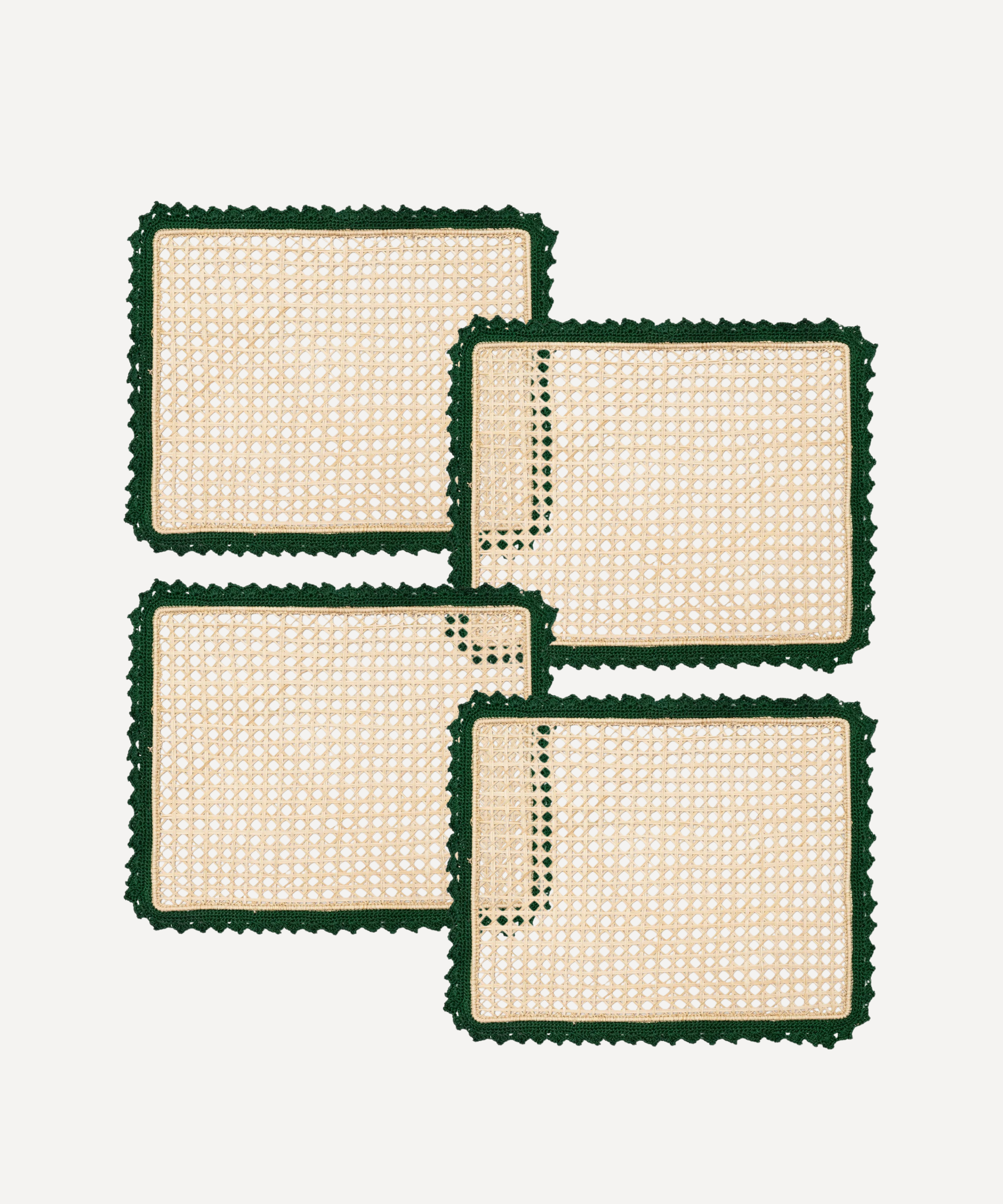 Nubia Placemat, Green (Set of 4)