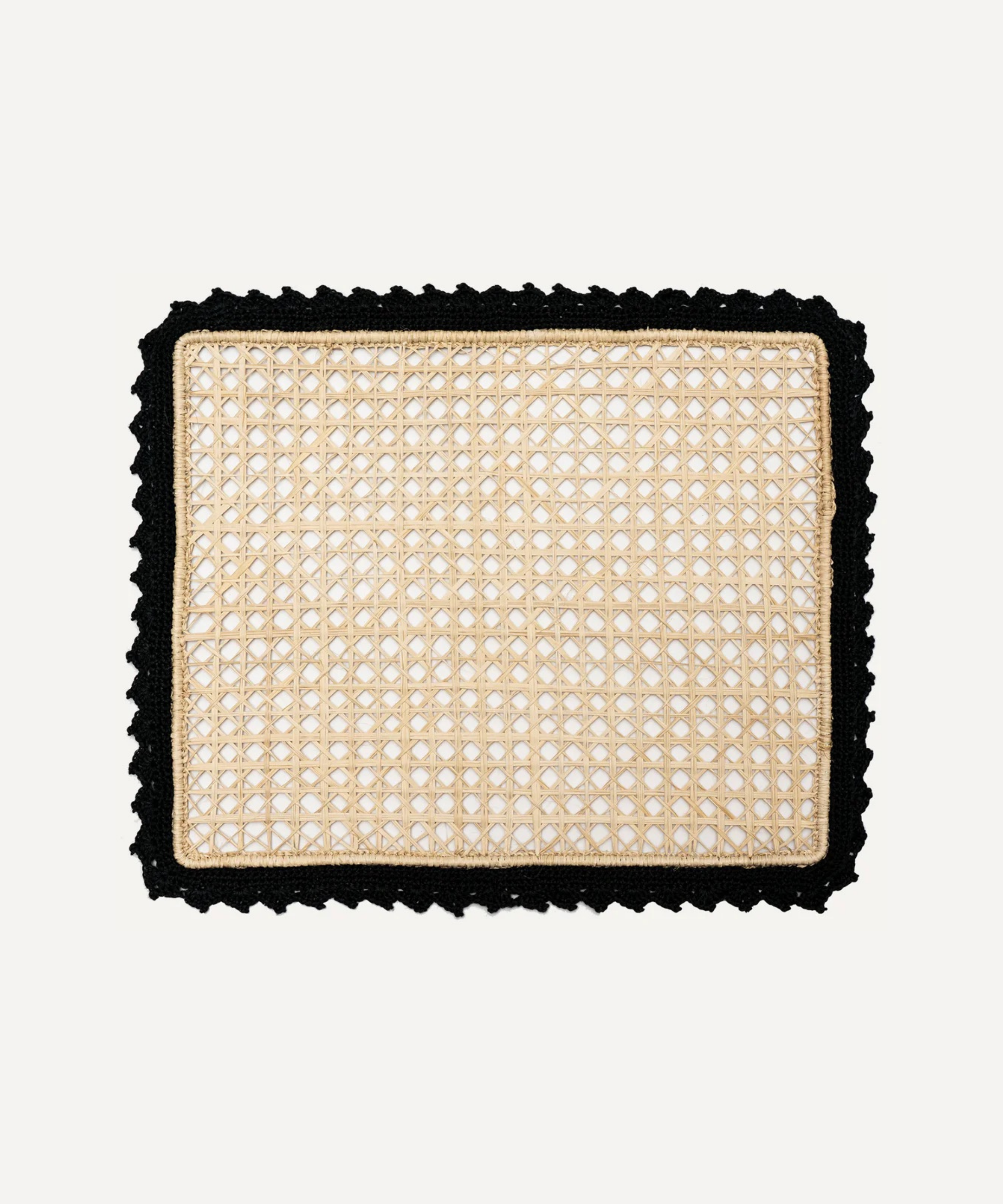 Nubia Placemat, Black (Set of 4)